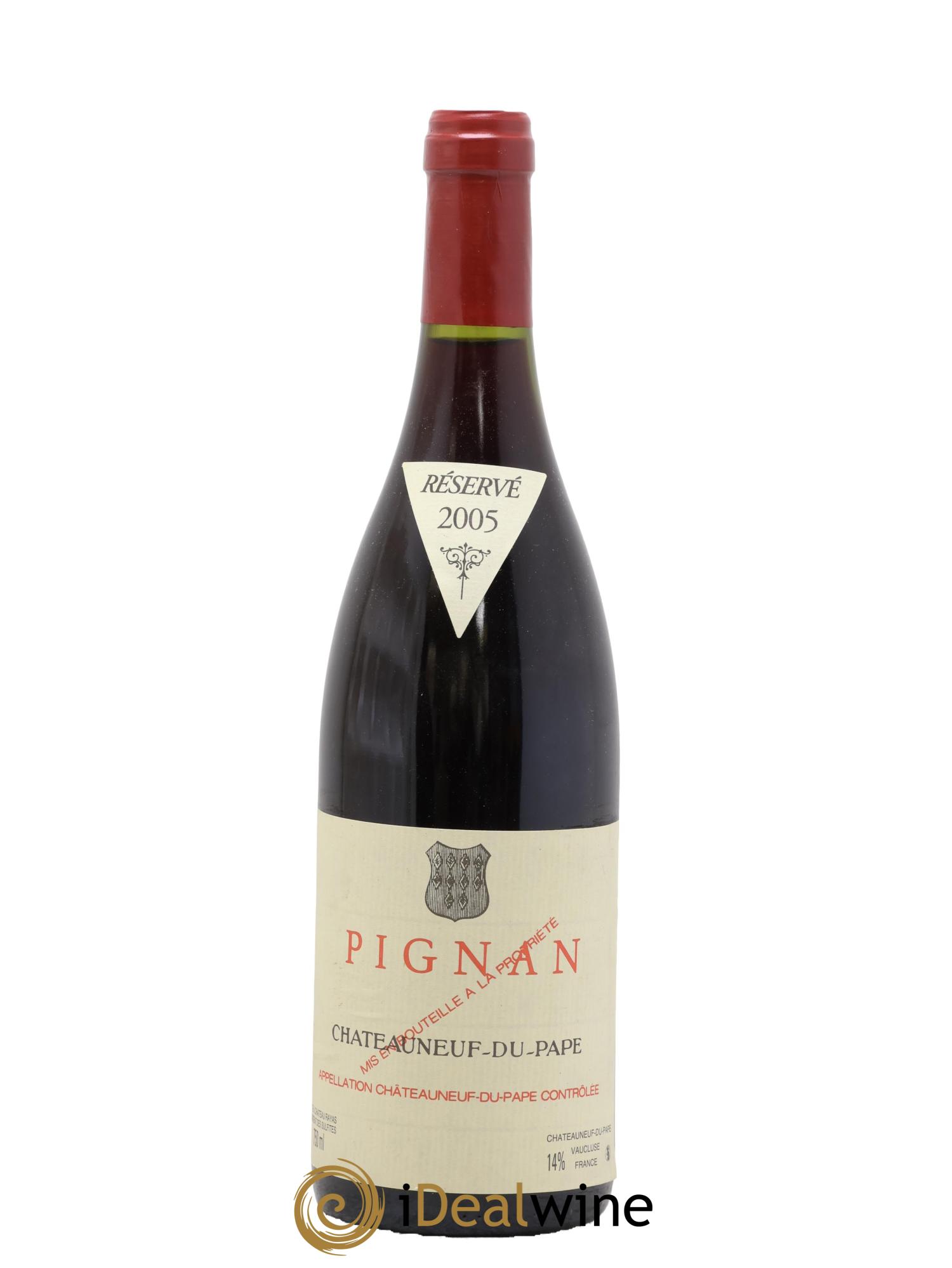 Châteauneuf-du-Pape Pignan Emmanuel Reynaud 2005 - Lot de 1 bouteille - 0