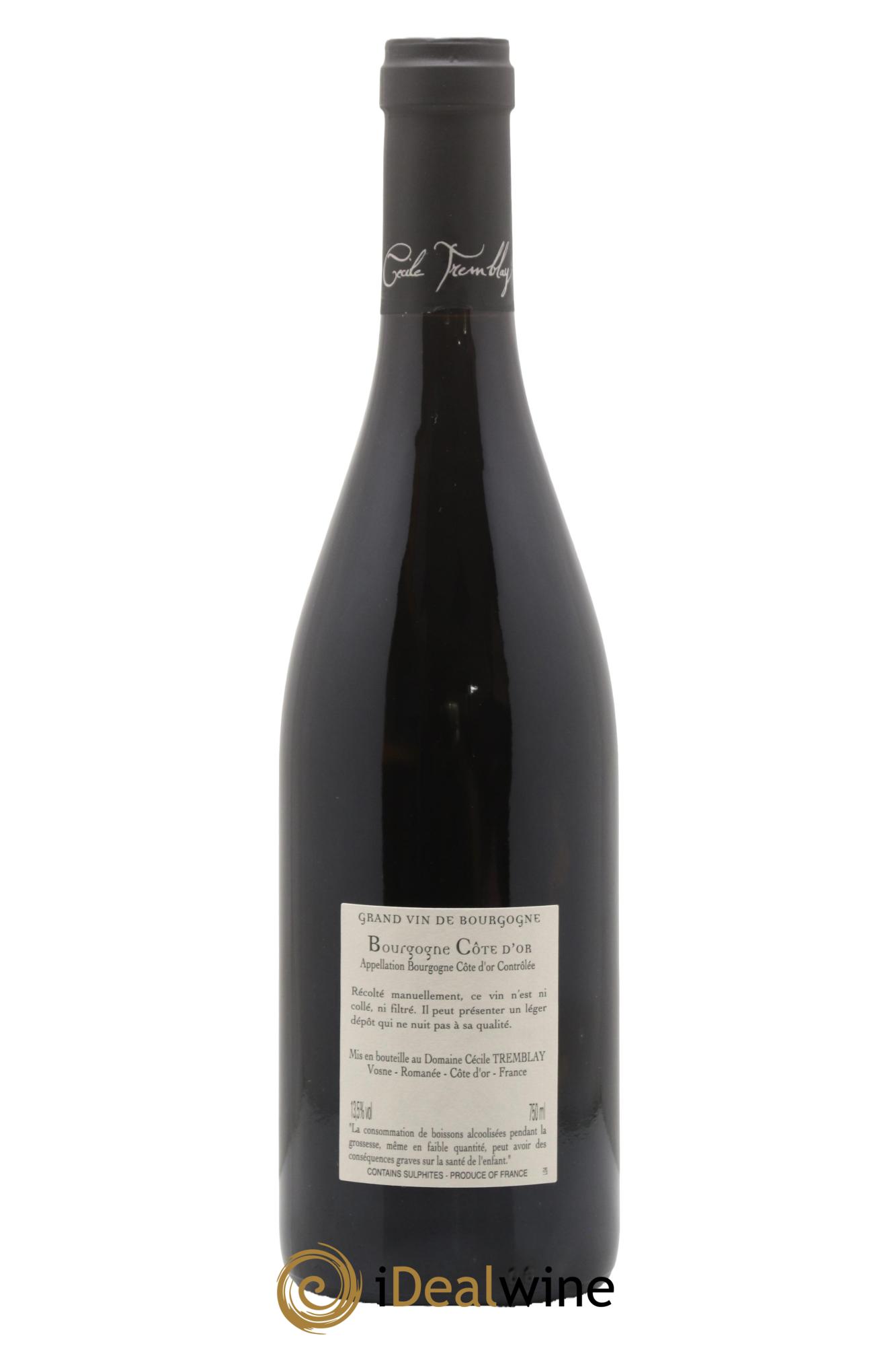 Bourgogne Côte-d'Or Cécile Tremblay 2023 - Lot of 1 bottle - 1