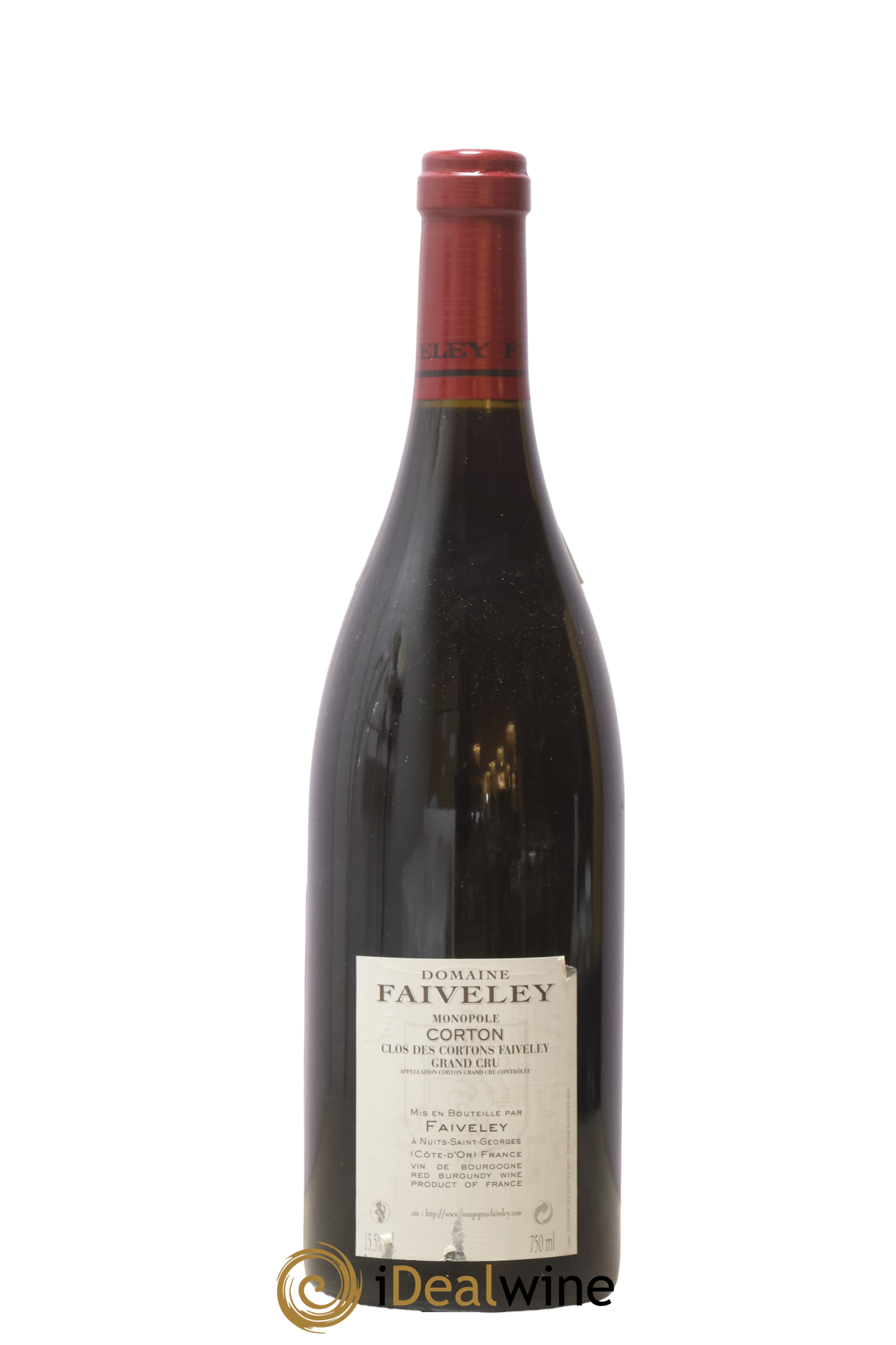 Corton Grand Cru Clos des Cortons Faiveley 2010 - Lot de 1 bouteille - 1
