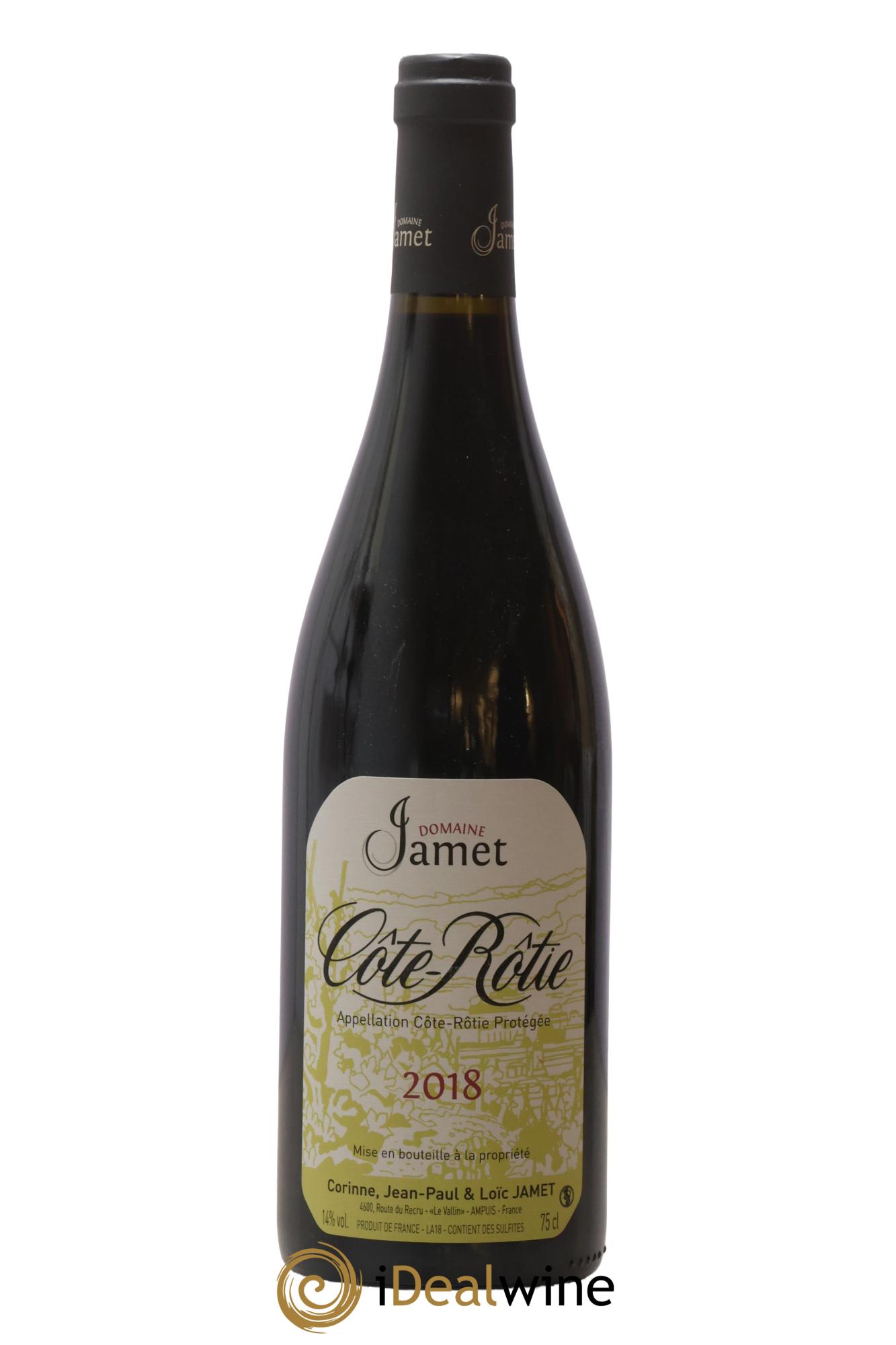 Côte-Rôtie Jamet (Domaine) 2018 - Lot de 1 bouteille - 0