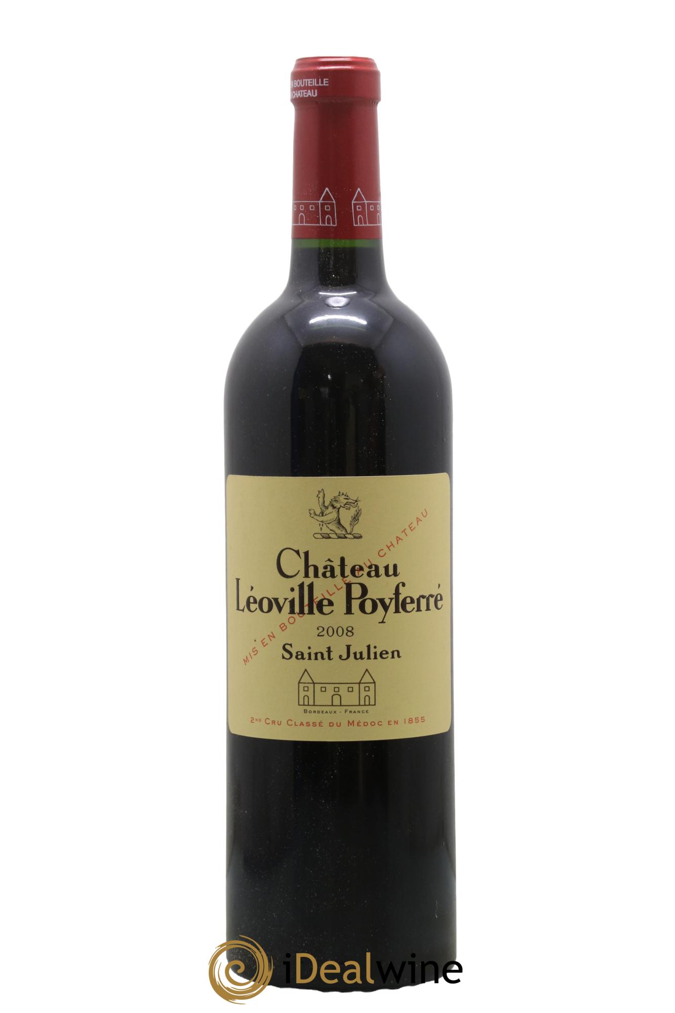 Château Léoville Poyferré 2ème Grand Cru Classé 2008 - Lotto di 1 bottiglia - 0
