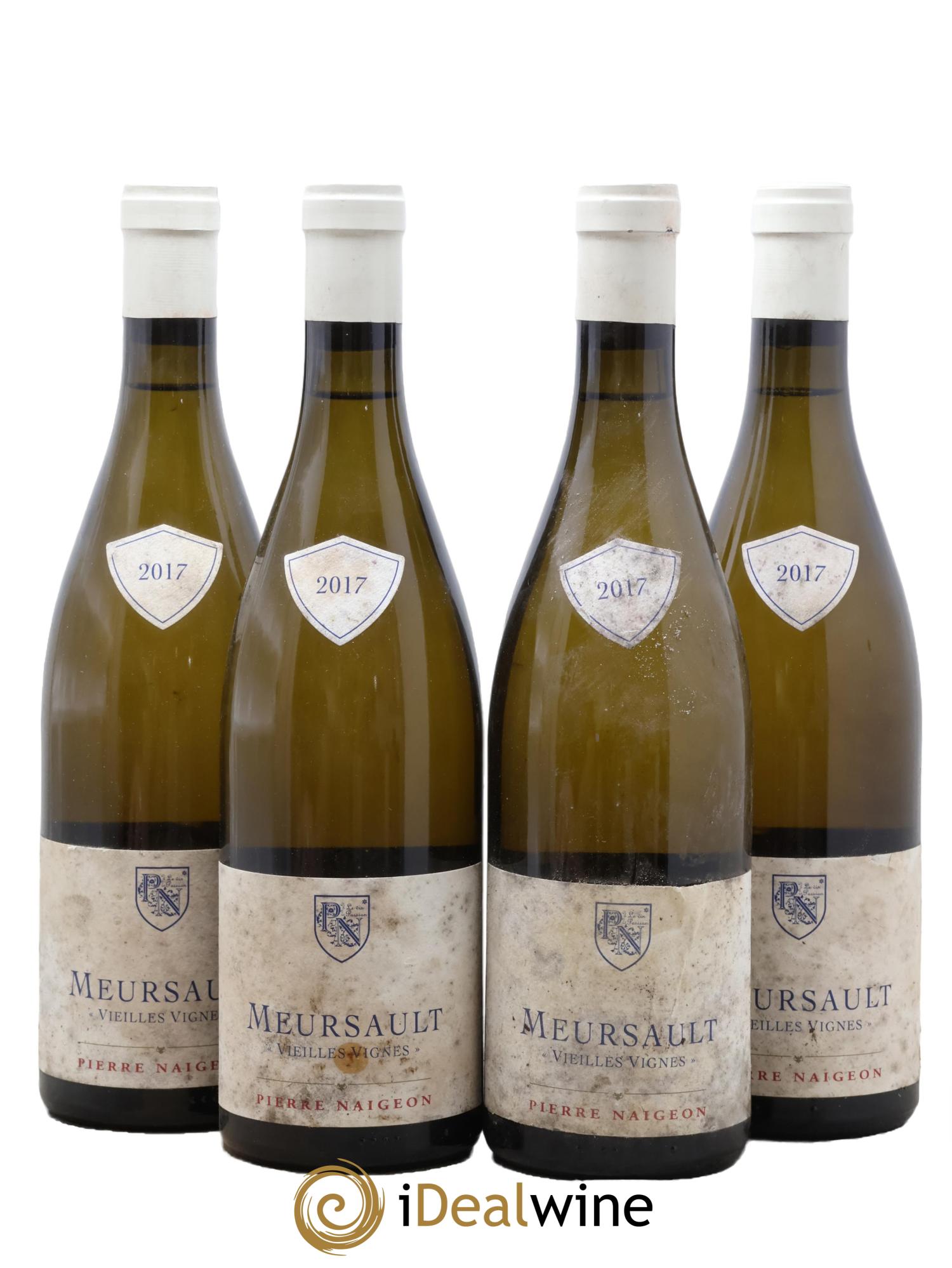 Meursault Vieilles Vignes Domaine Naigeon 2017 - Lot de 4 bouteilles - 0