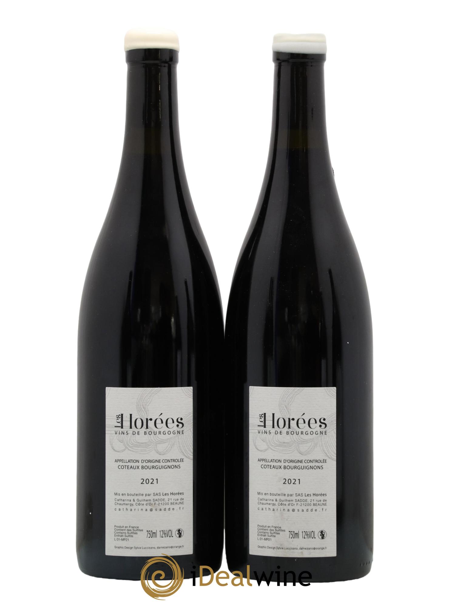 Coteaux Bourguignons Mon Poulain Les Horées 2021 - Lot de 2 bouteilles - 1