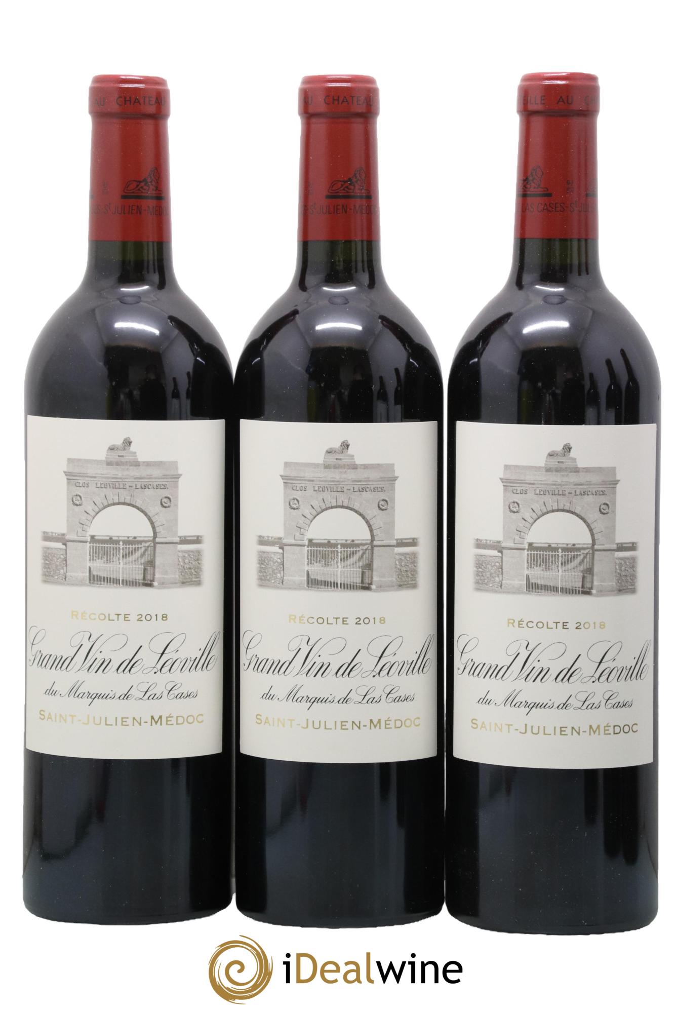Château Léoville Las Cases 2ème Grand Cru Classé 2018 - Lot de 6 bouteilles - 1