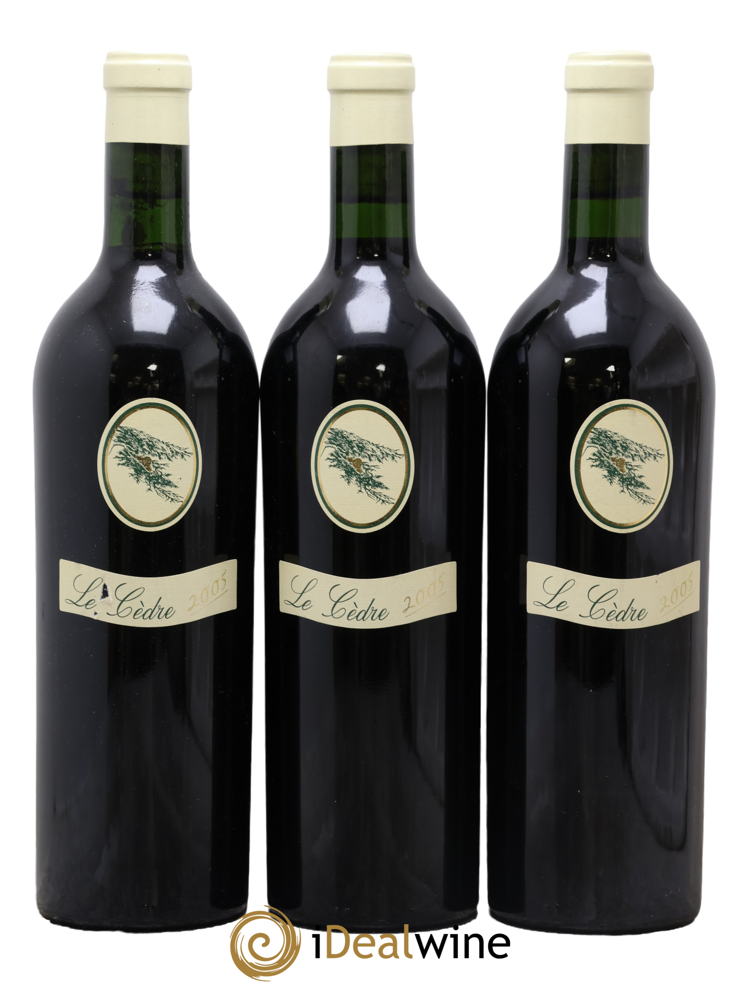 Cahors Château du Cèdre Pascal et Jean-Marc Verhaeghe 2005 - Lot de 3 bouteilles - 0