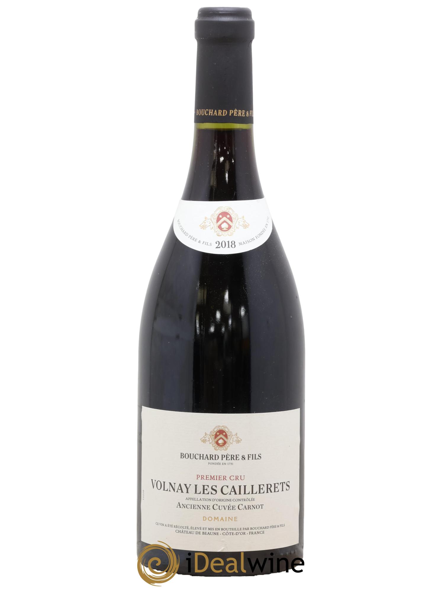 Volnay 1er Cru Caillerets - Ancienne Cuvée Carnot Bouchard Père & Fils 2018 - Lot de 1 bouteille - 0