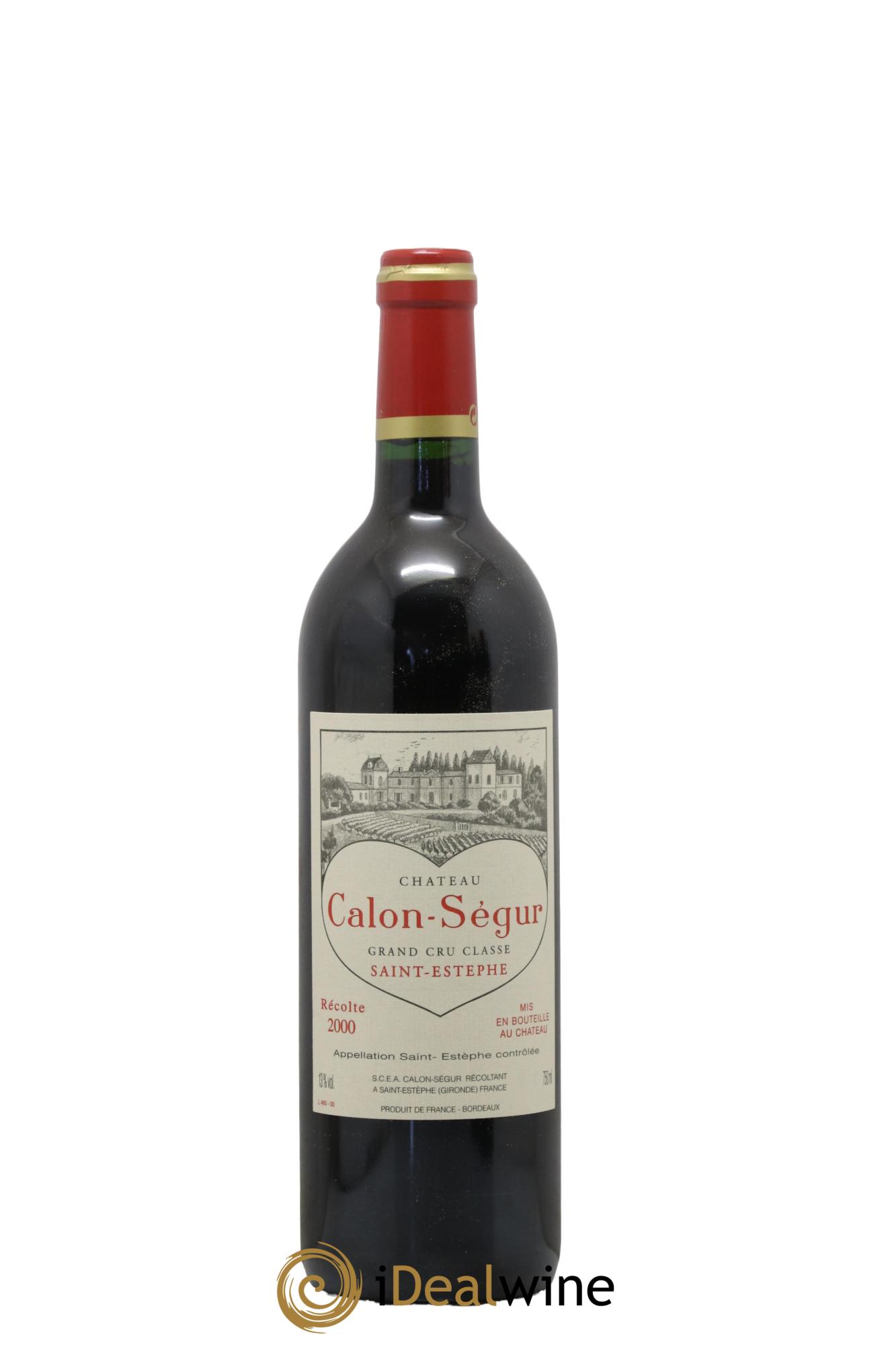 Château Calon Ségur 3ème Grand Cru Classé 2000 - Posten von 1 Flasche - 0