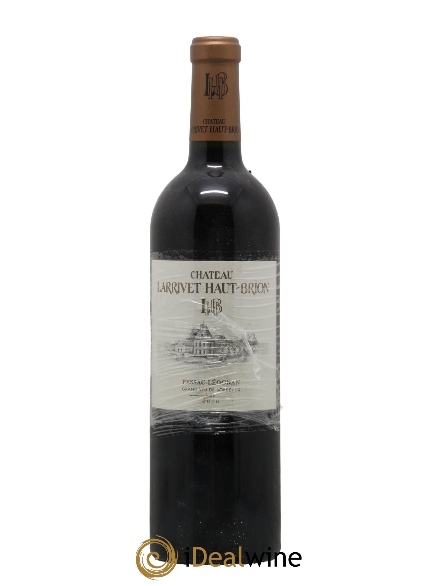 Château Larrivet Haut-Brion 2016 - Lot de 1 bouteille - 0