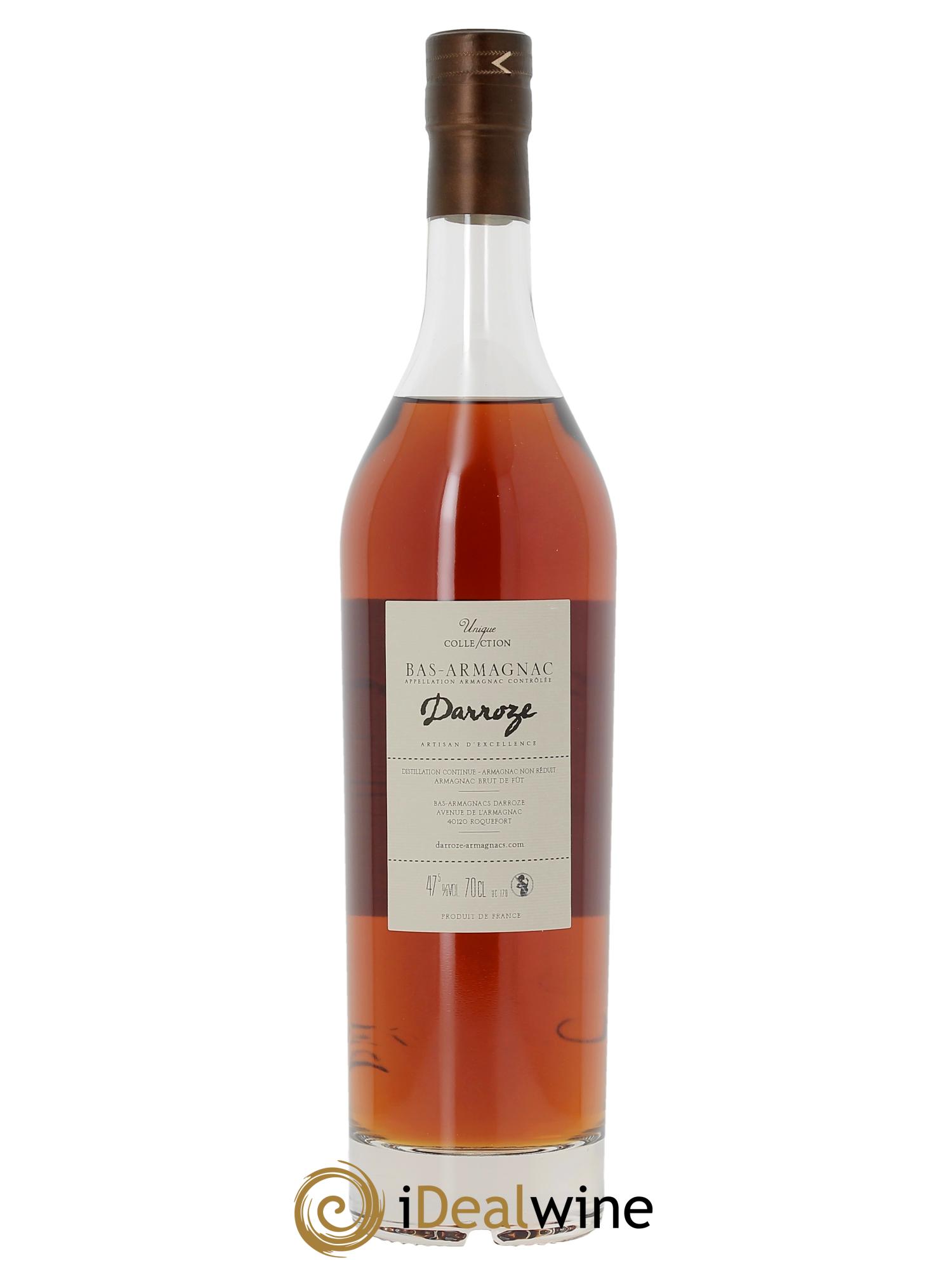 Bas-Armagnac Domaine de Hourtica (47,5°) Darroze  2005 - Posten von 1 Flasche - 2