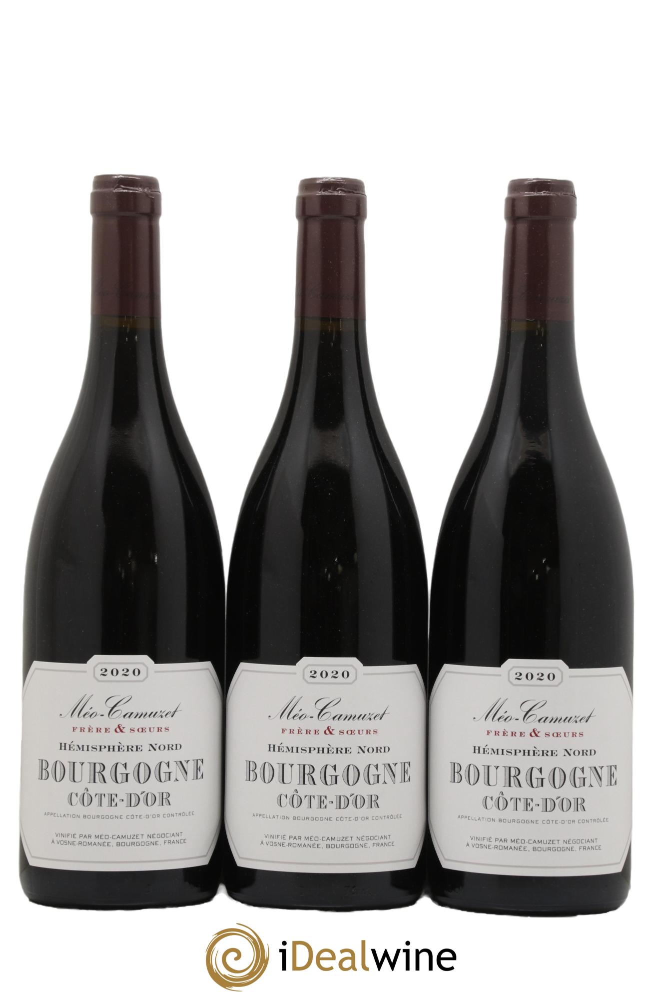 Bourgogne Hémisphère Nord Méo-Camuzet (Frère & Soeurs)  2020 - Lot de 3 bouteilles - 0