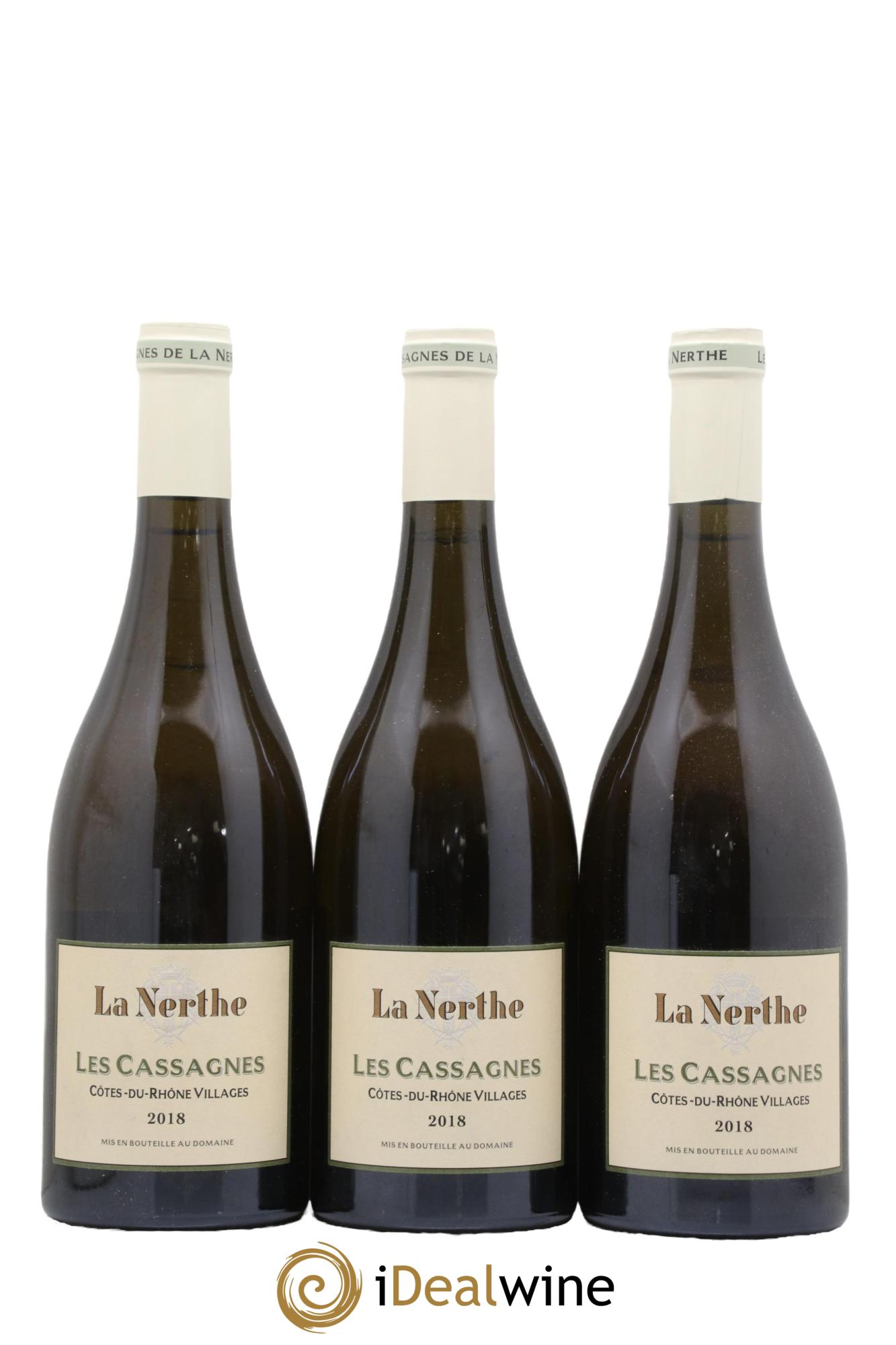 Côtes-du-Rhône Villages Les Cassagnes La Nerthe 2018 - Lot de 3 bouteilles - 0