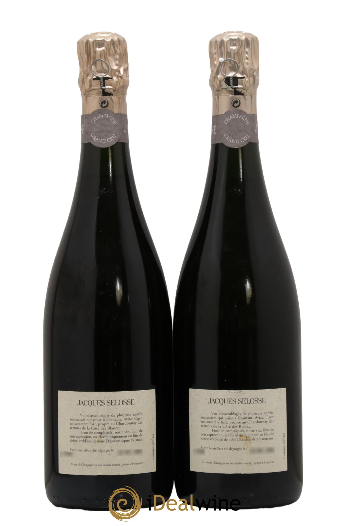 Grand Cru Blanc de Blancs Brut Jacques Selosse - Lotto di 2 bottiglie - 1