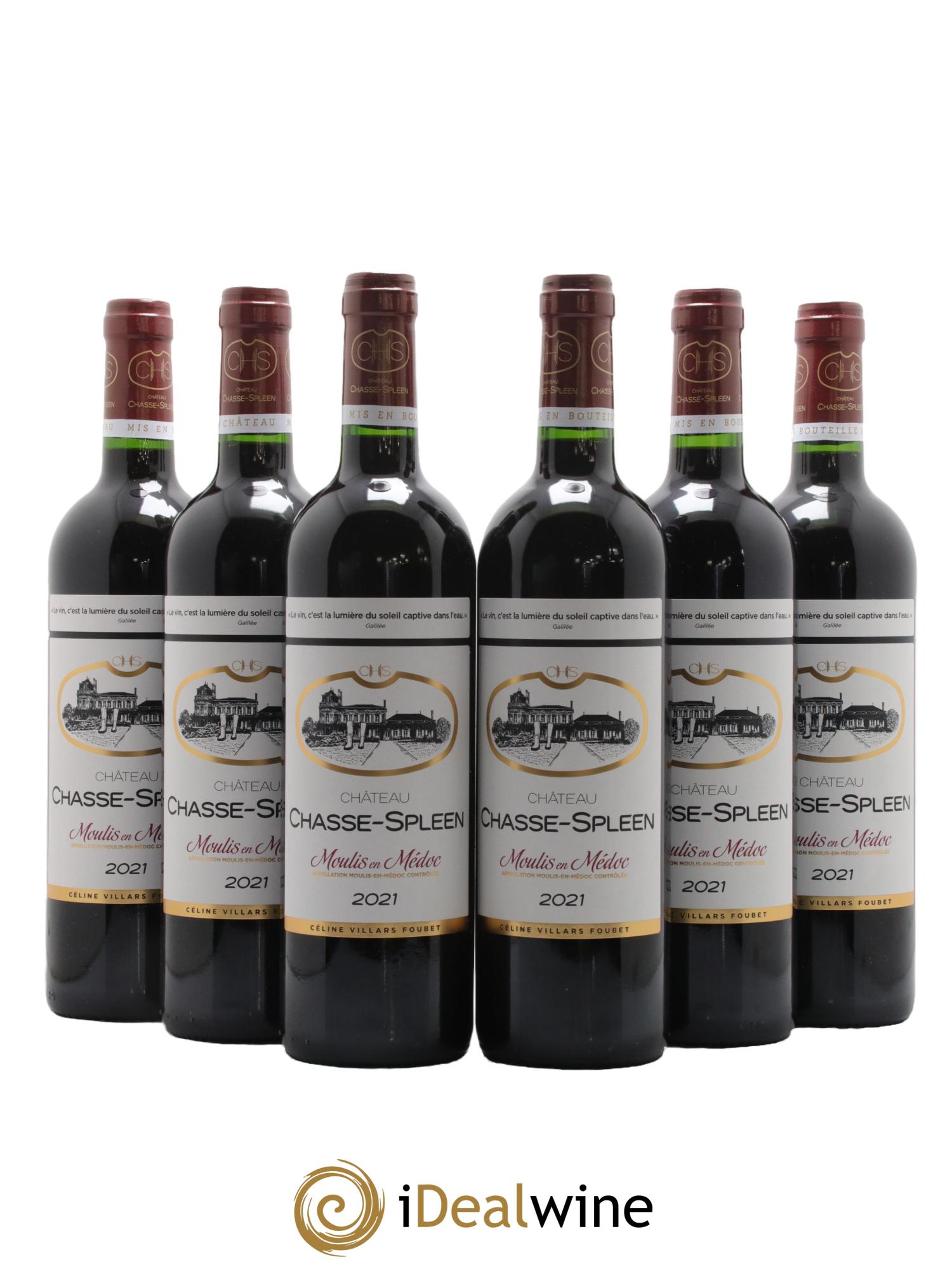 Château Chasse Spleen 2021 - Lot de 6 bouteilles - 0