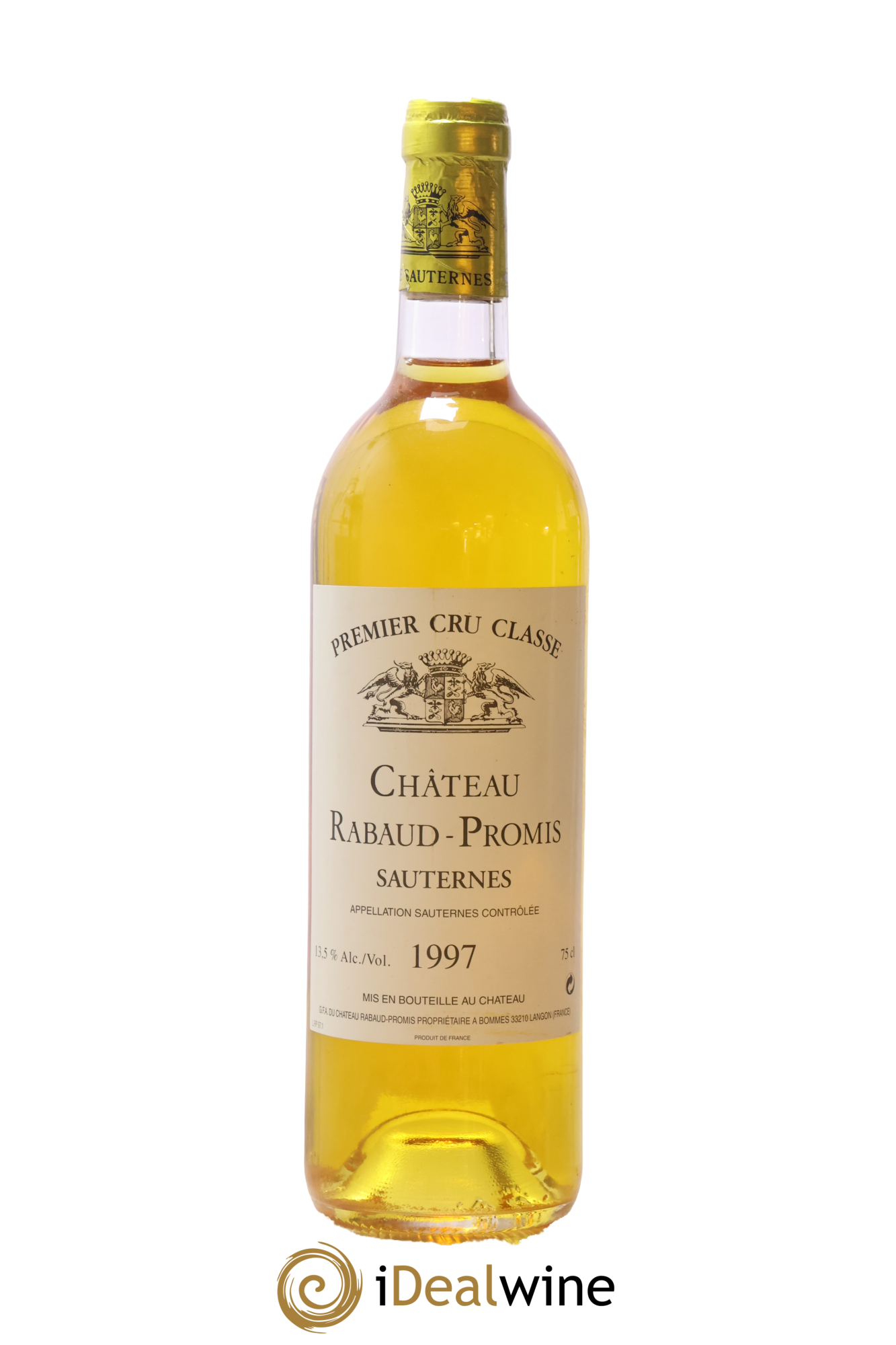 Château Rabaud Promis 1er Grand Cru Classé 1997 - Lot of 1 bottle - 0