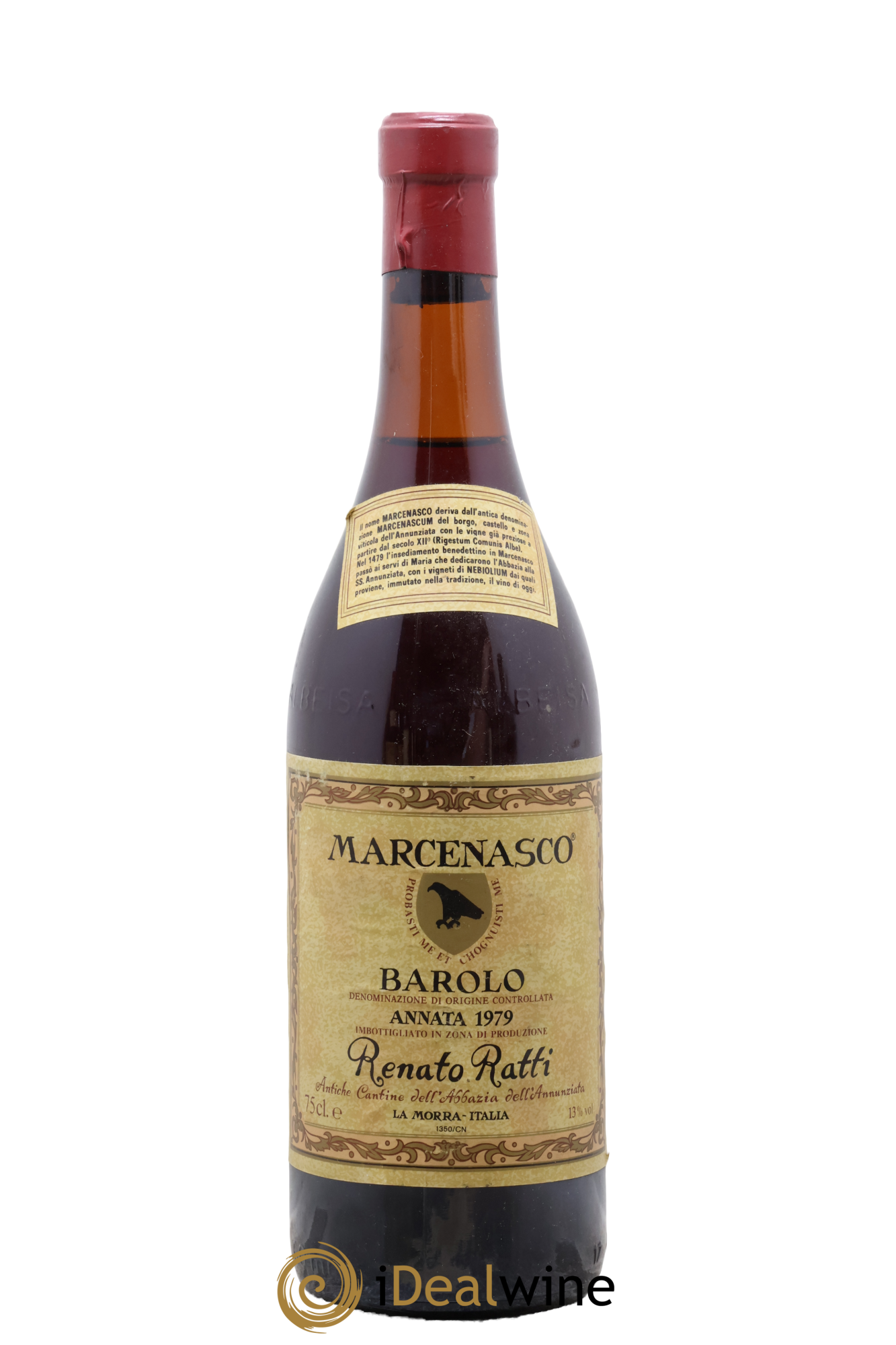 Barolo DOCG Marcenasco Renato Ratti 1979 - Lote de 1 botella - 0