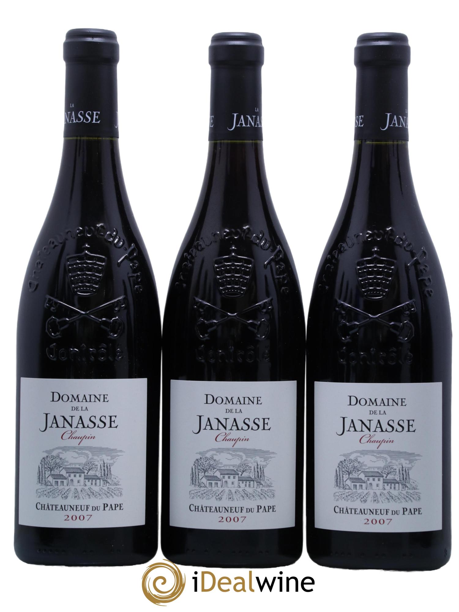 Châteauneuf-du-Pape Cuvée Chaupin La Janasse (Domaine de) 2007 - Lot de 12 bouteilles - 2
