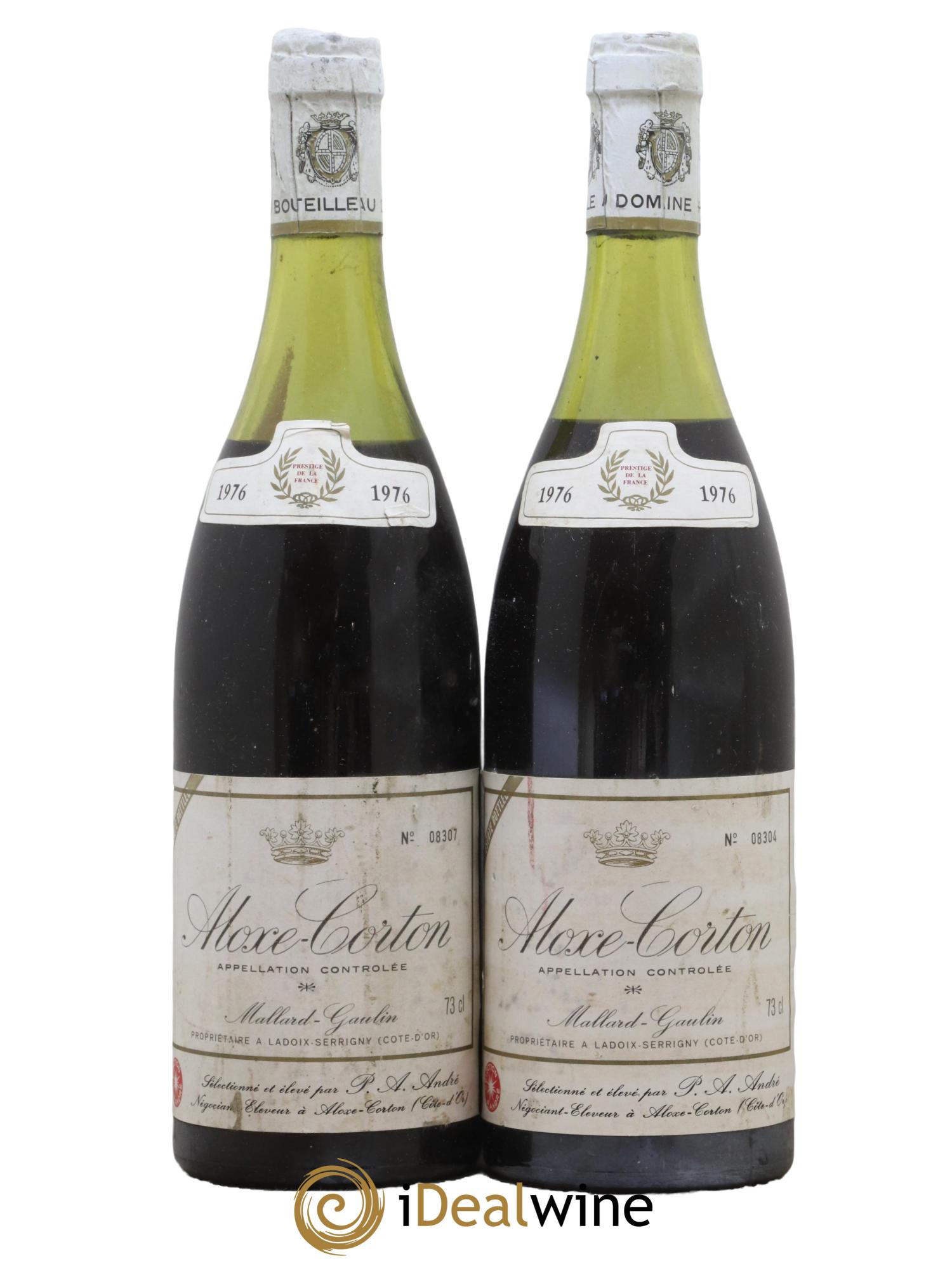 Aloxe-Corton Mallard Gaulin 1976 - Lot de 2 bouteilles - 0