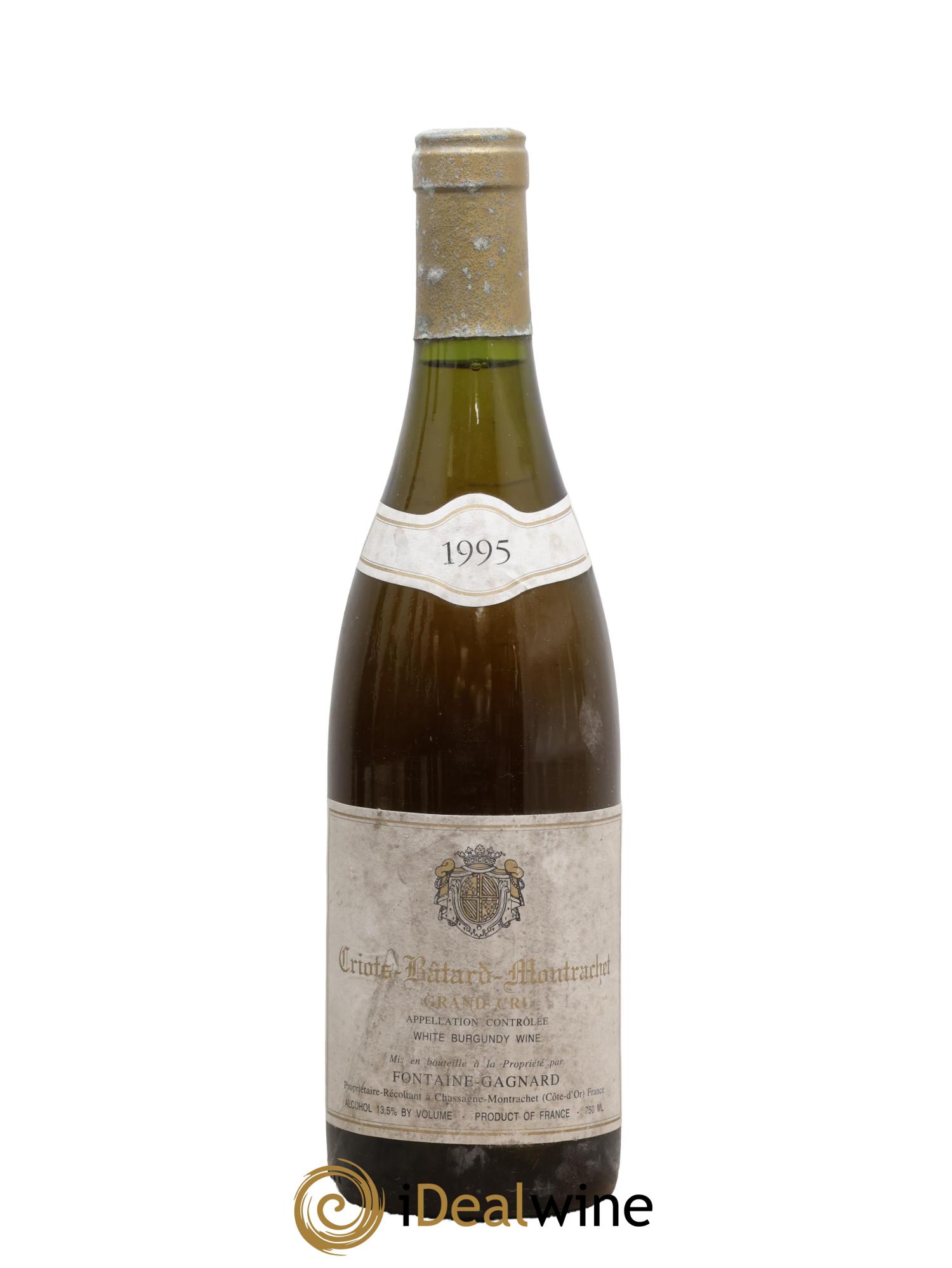 Criots-Bâtard-Montrachet Grand Cru Fontaine-Gagnard (Domaine) 1995 - Posten von 1 Flasche - 0