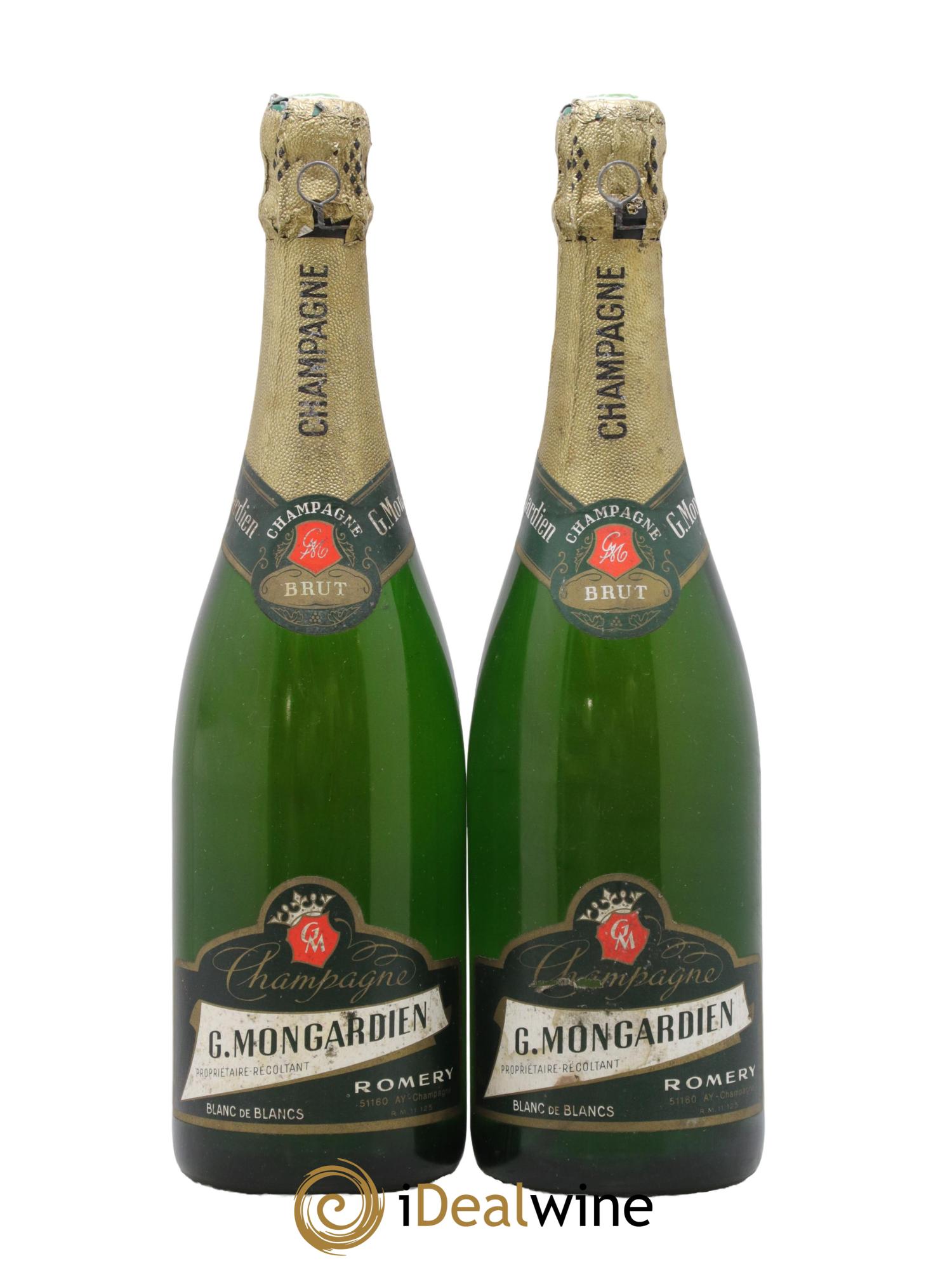 Champagne Brut blanc de blancs G.Mongardien - Lot de 2 bouteilles - 0