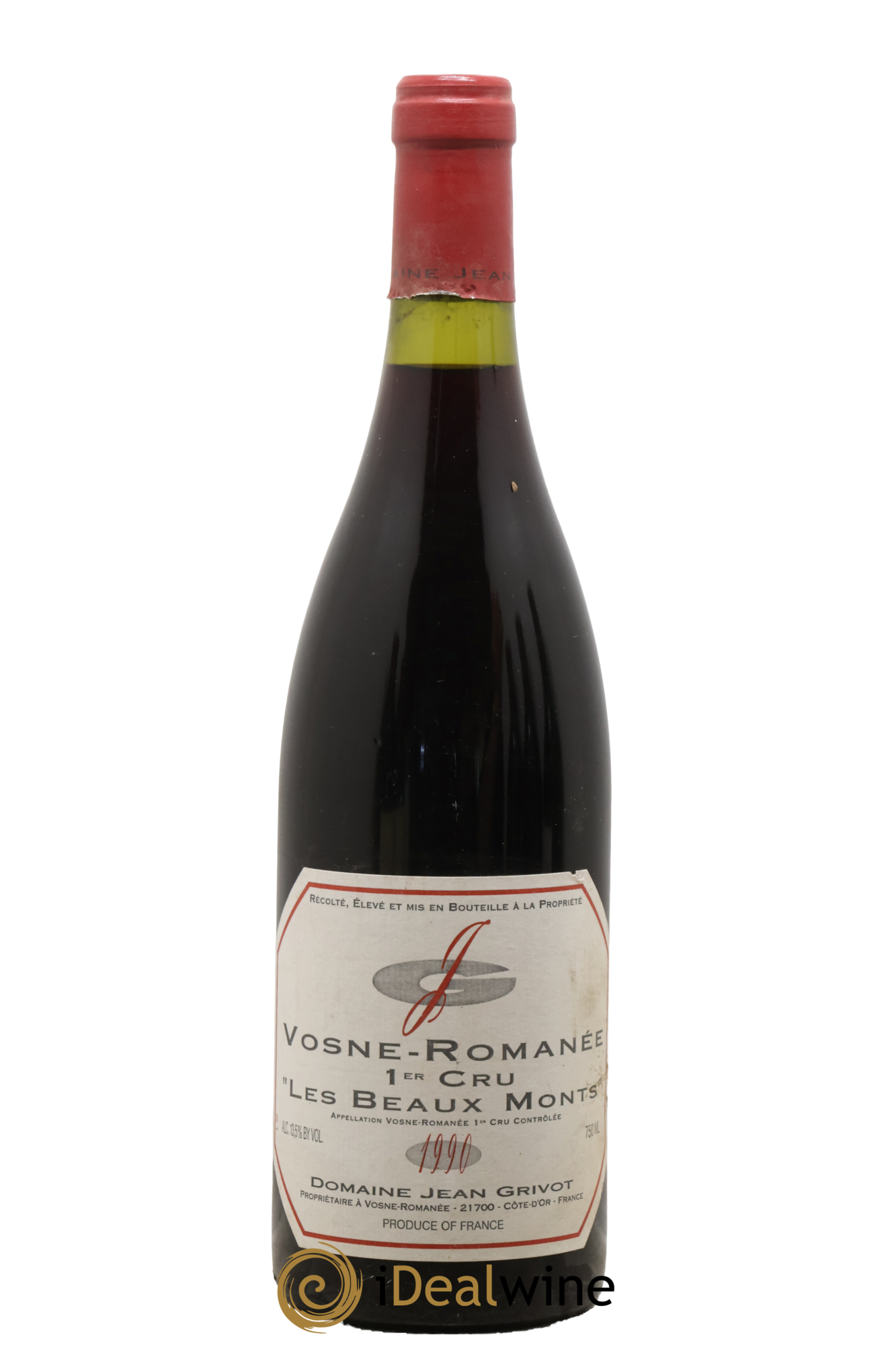 Vosne-Romanée 1er Cru Les Beaux-Monts Jean Grivot 1990 - Posten von 1 Flasche - 0