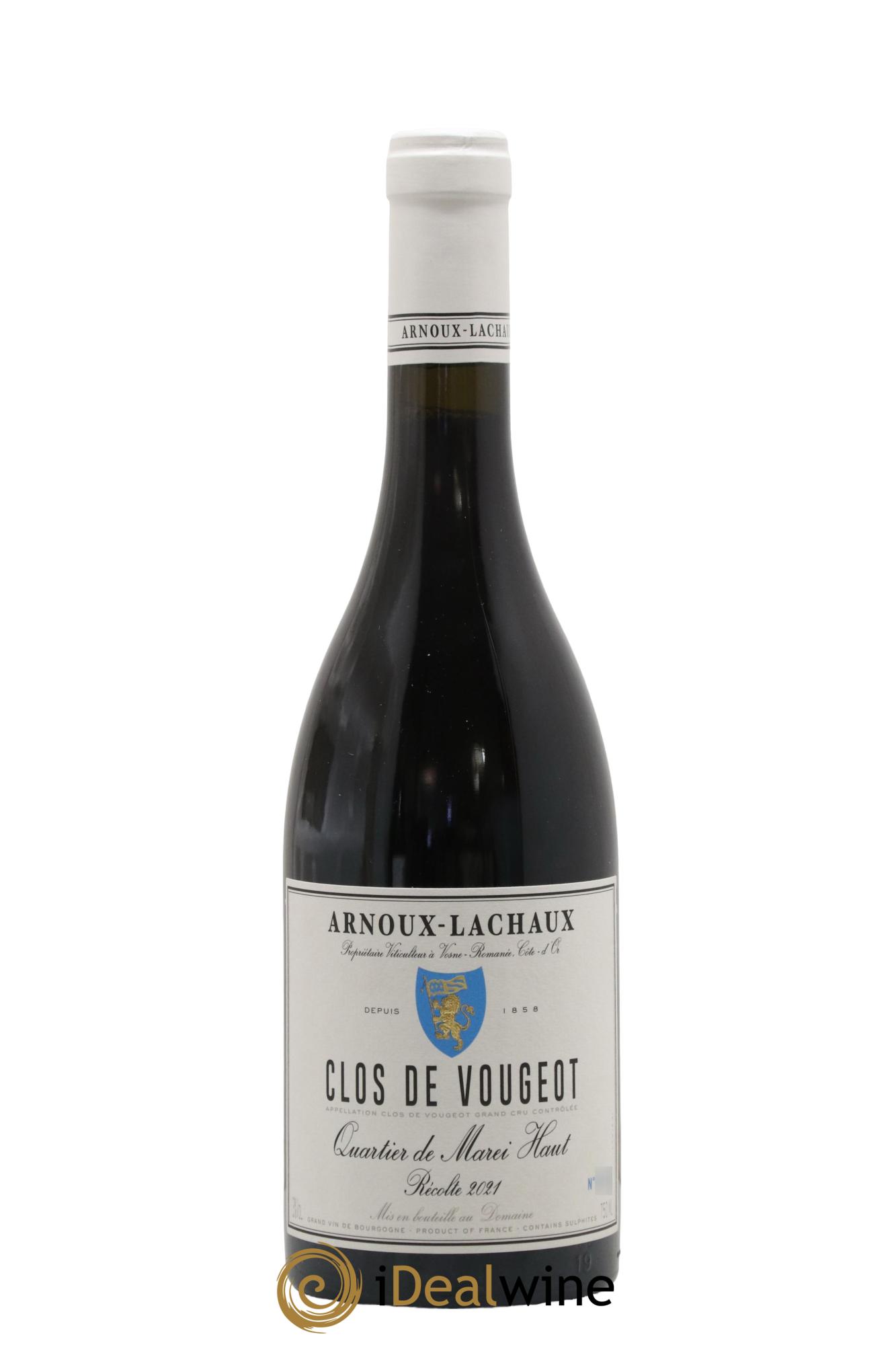 Clos de Vougeot Grand Cru Quartier de Marei Haut Arnoux-Lachaux (Domaine) 2021 - Lot of 1 bottle - 0