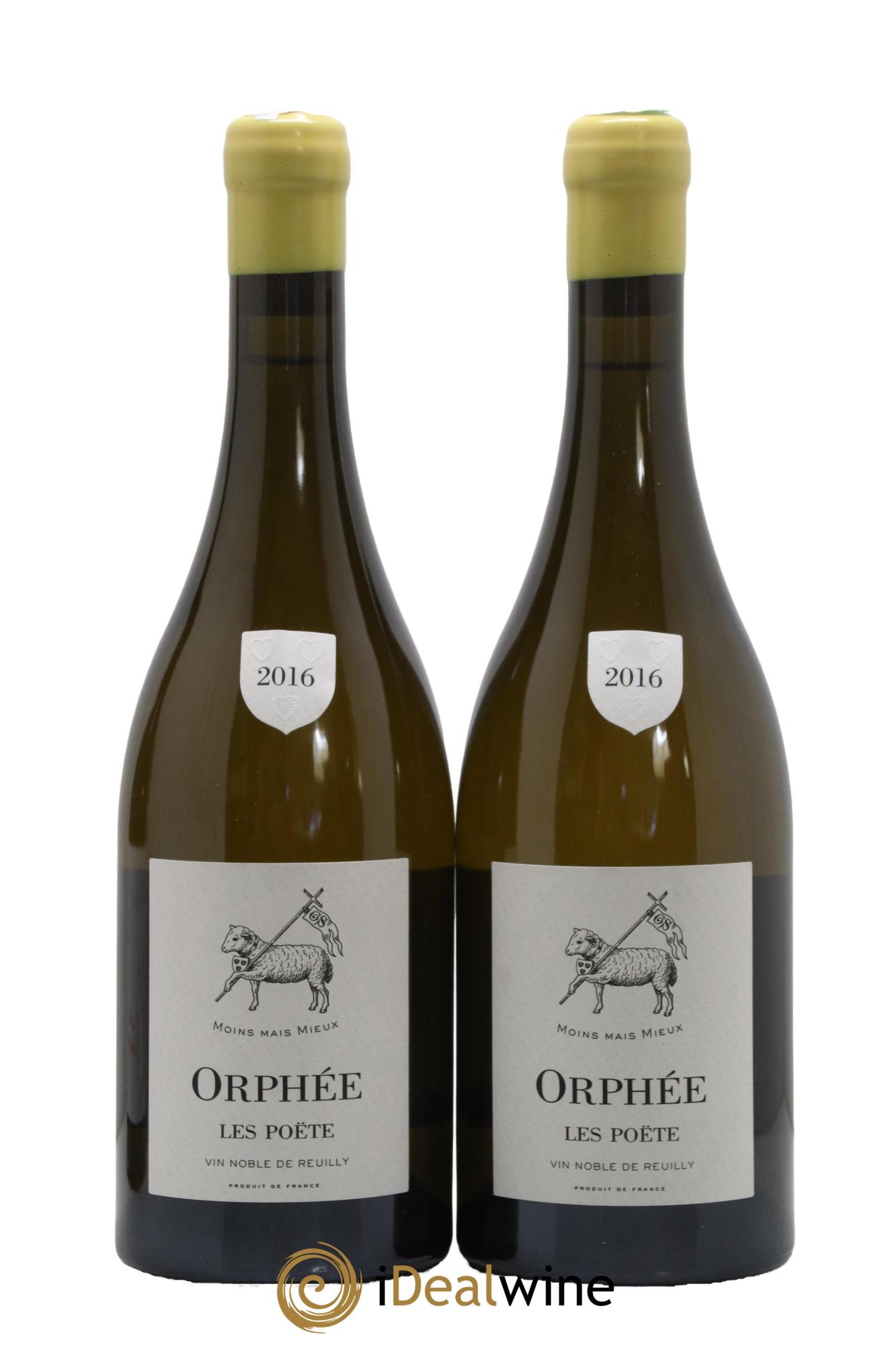 Vin de France (anciennement Reuilly) Orphée Les Poëte 2016 - Lot de 2 bouteilles - 0