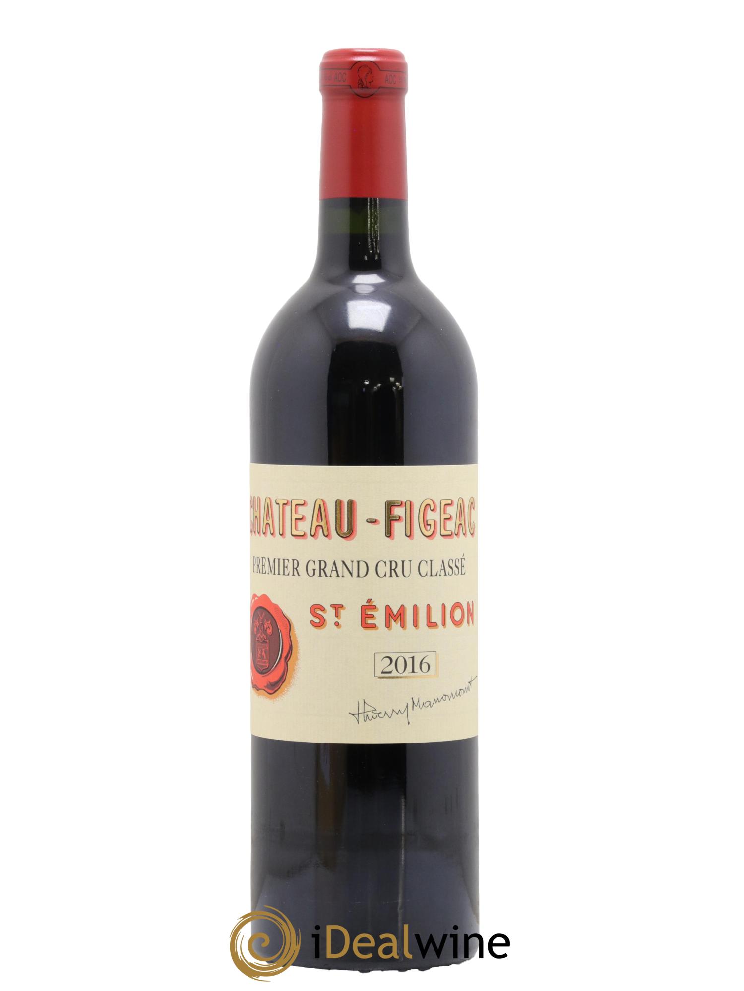 Château Figeac 1er Grand Cru Classé A 2016 - Lot de 1 bouteille - 1