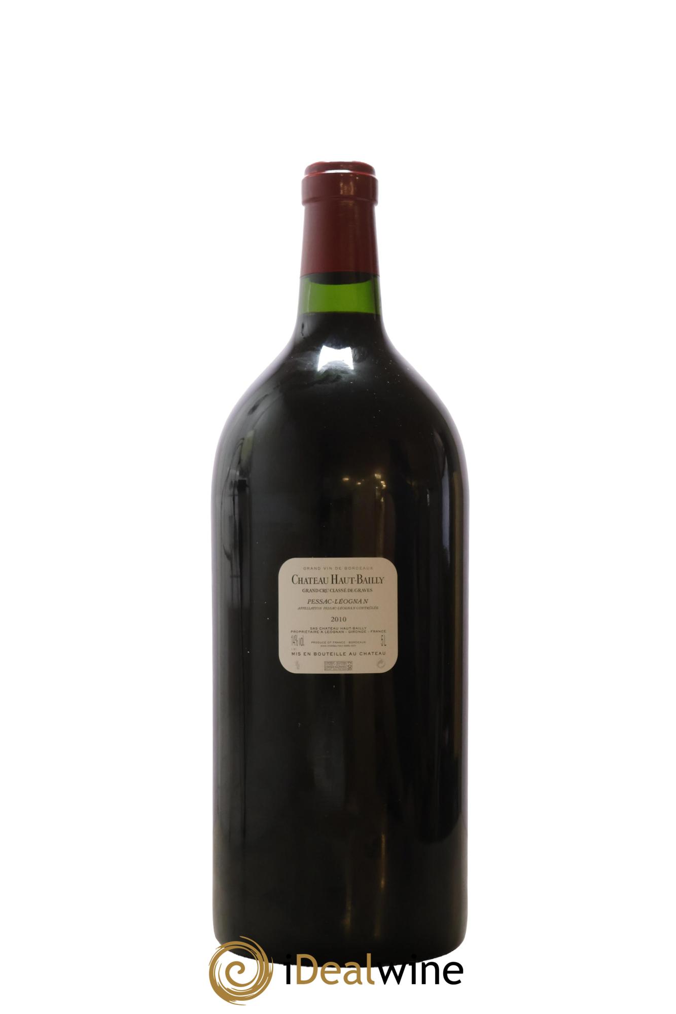 Château Haut-Bailly Cru Classé de Graves 2010 - Lot de 1 jeroboam - 2