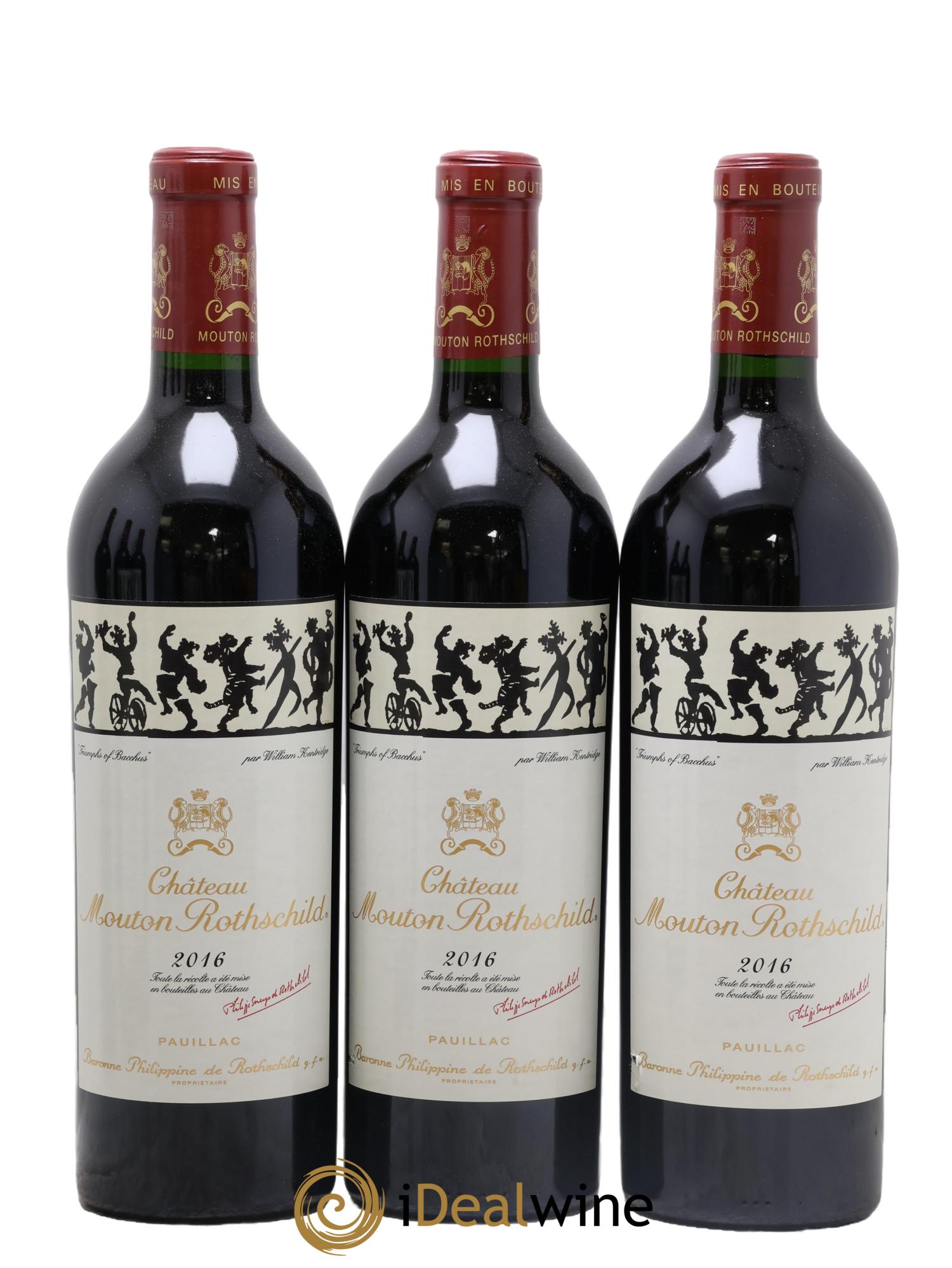 Château Mouton Rothschild 1er Grand Cru Classé 2016 - Lotto di 6 bottiglie - 1