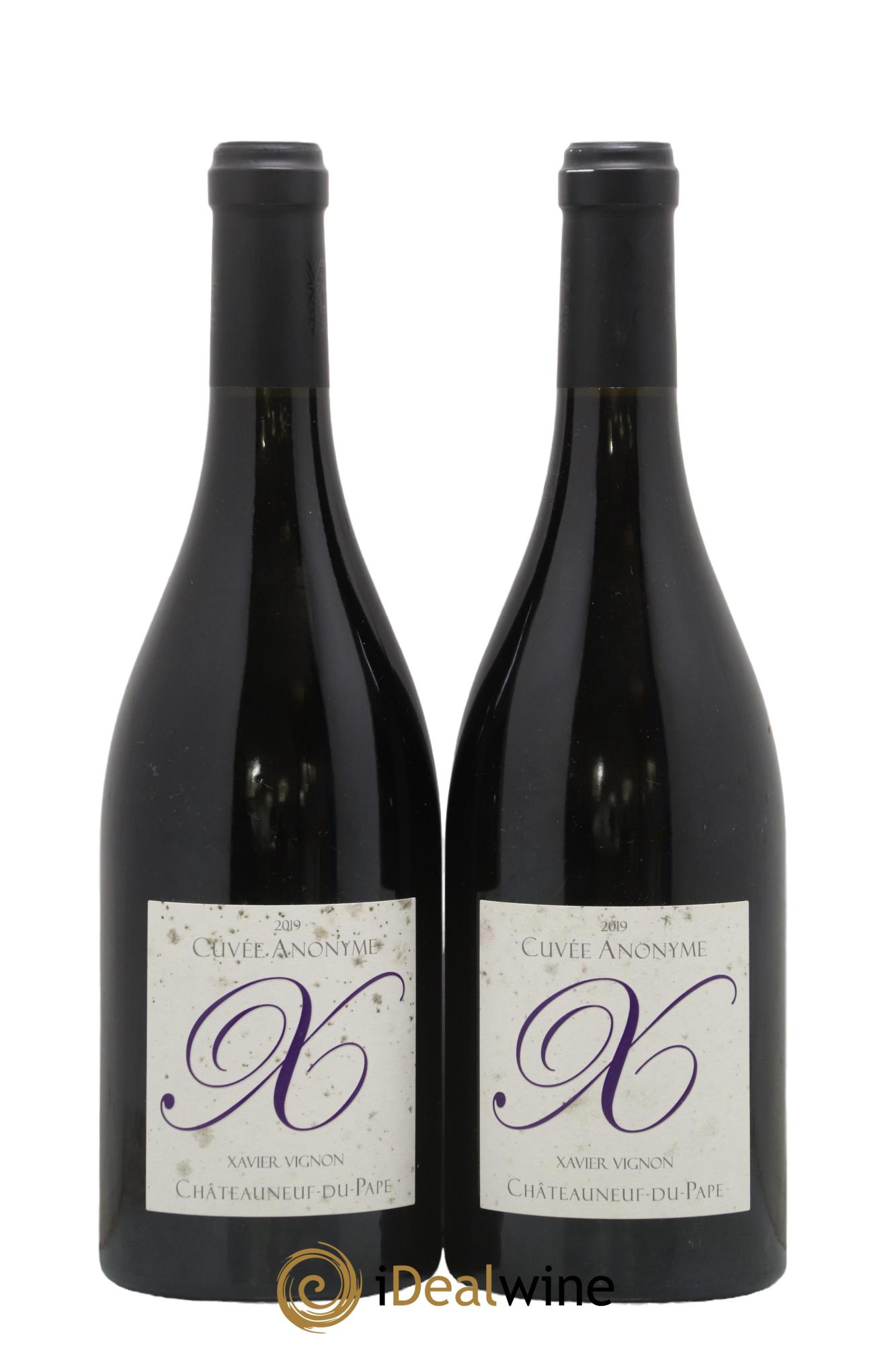 Châteauneuf-du-Pape cuvée Anonyme Xavier Vignon 2019 - Lotto di 2 bottiglie - 0
