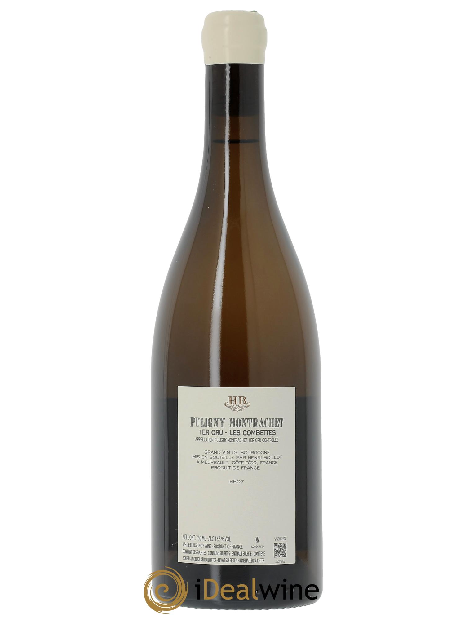 Puligny-Montrachet 1er Cru Les Combettes Henri Boillot (Domaine)  2024 - Lotto di 1 bottiglia - 1