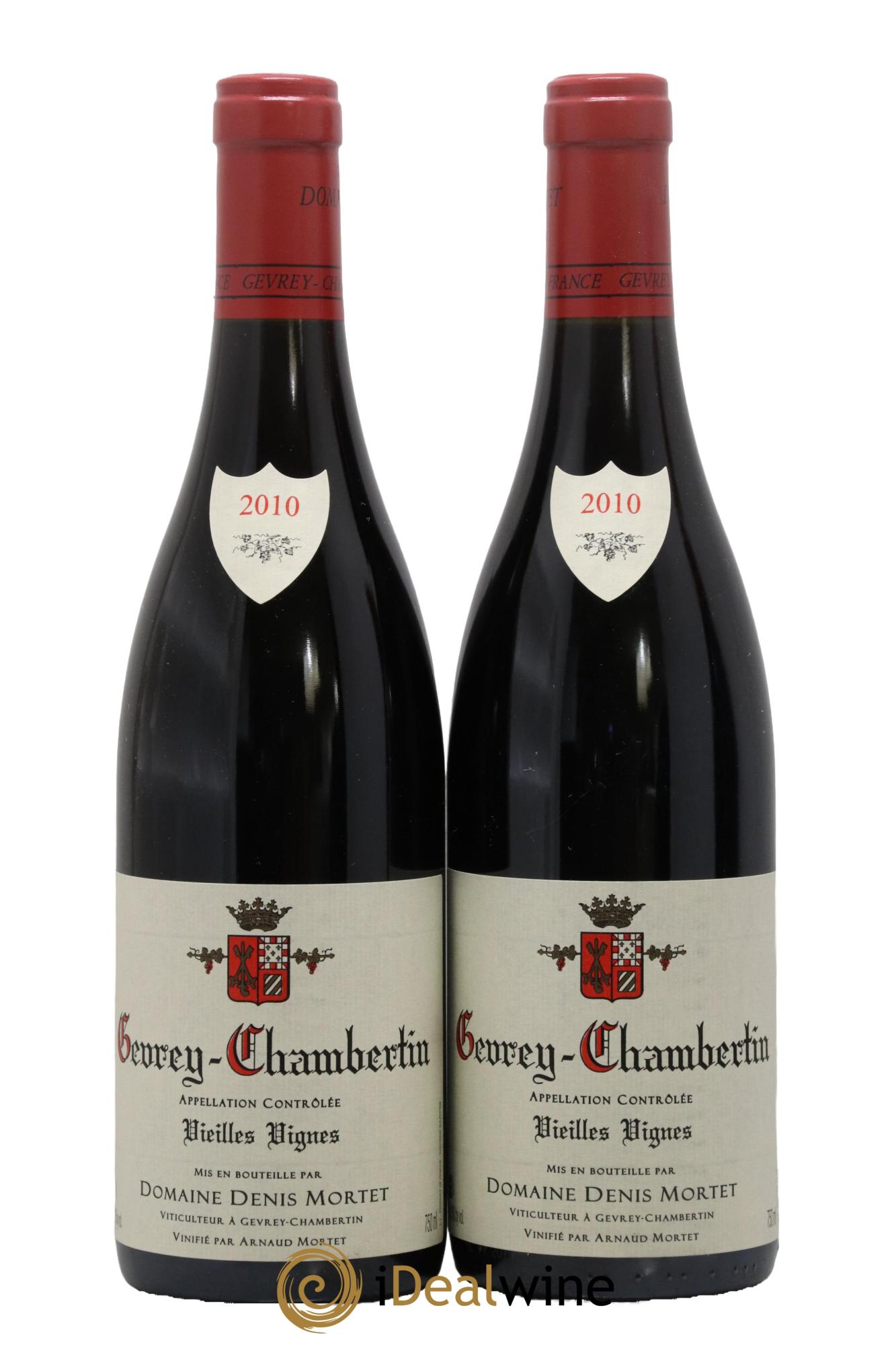 Gevrey-Chambertin Vieilles vignes Denis Mortet (Domaine) 2010 - Lotto di 2 bottiglie - 0