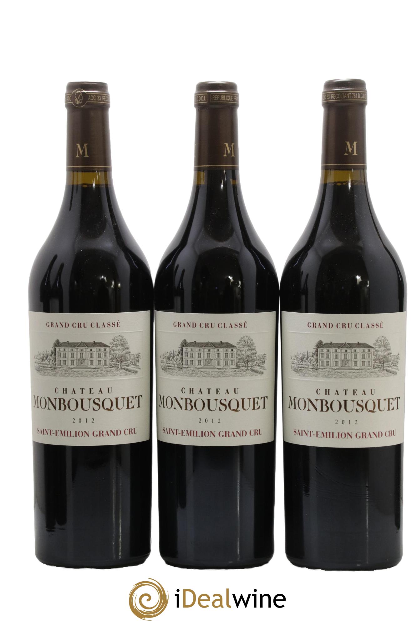 Château Monbousquet Grand Cru Classé 2012 - Lot de 12 bouteilles - 1