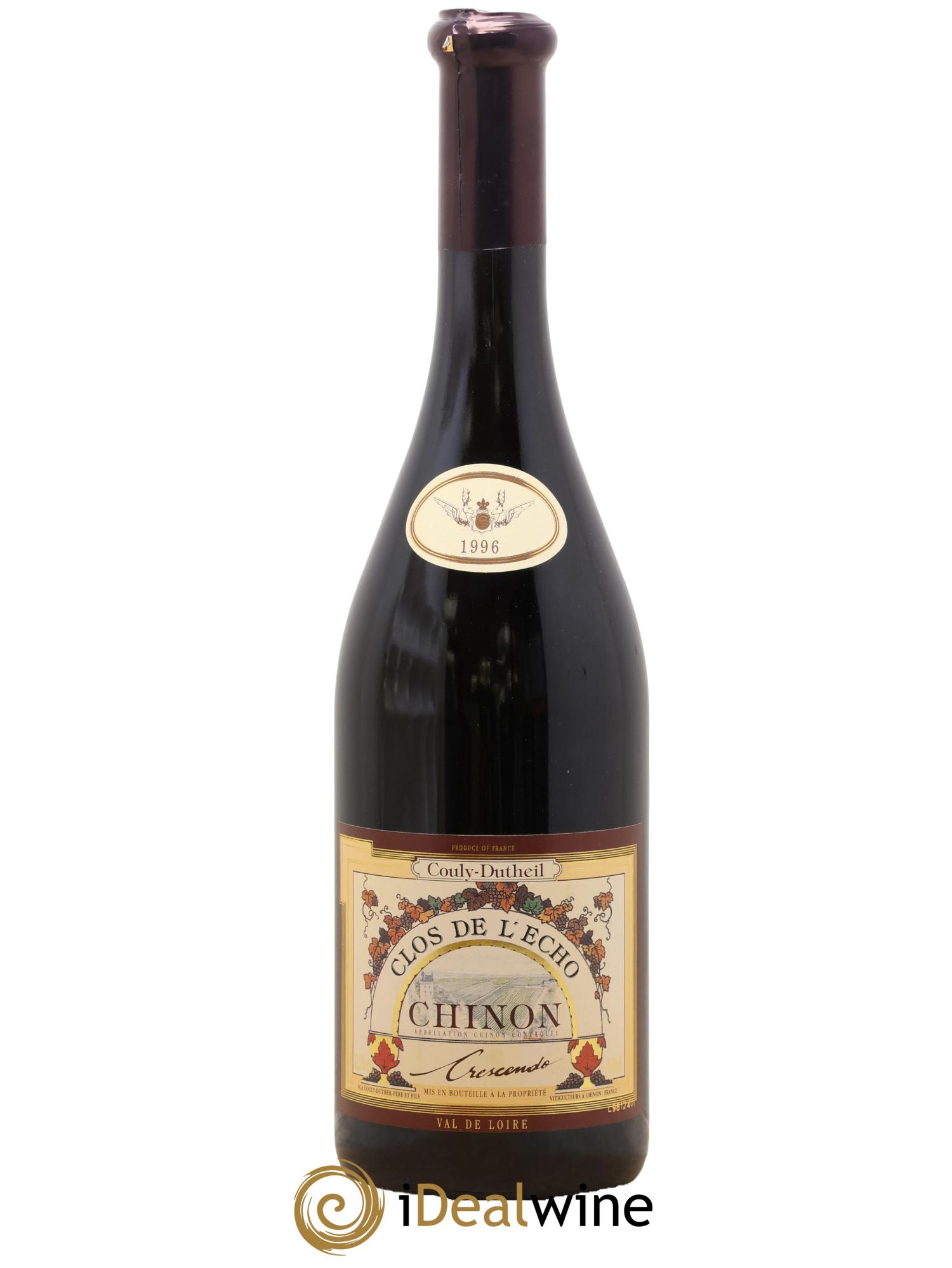 Chinon Clos de l'Echo Crescendo Couly-Dutheil (Domaine) 1996 - Posten von 1 Flasche - 0