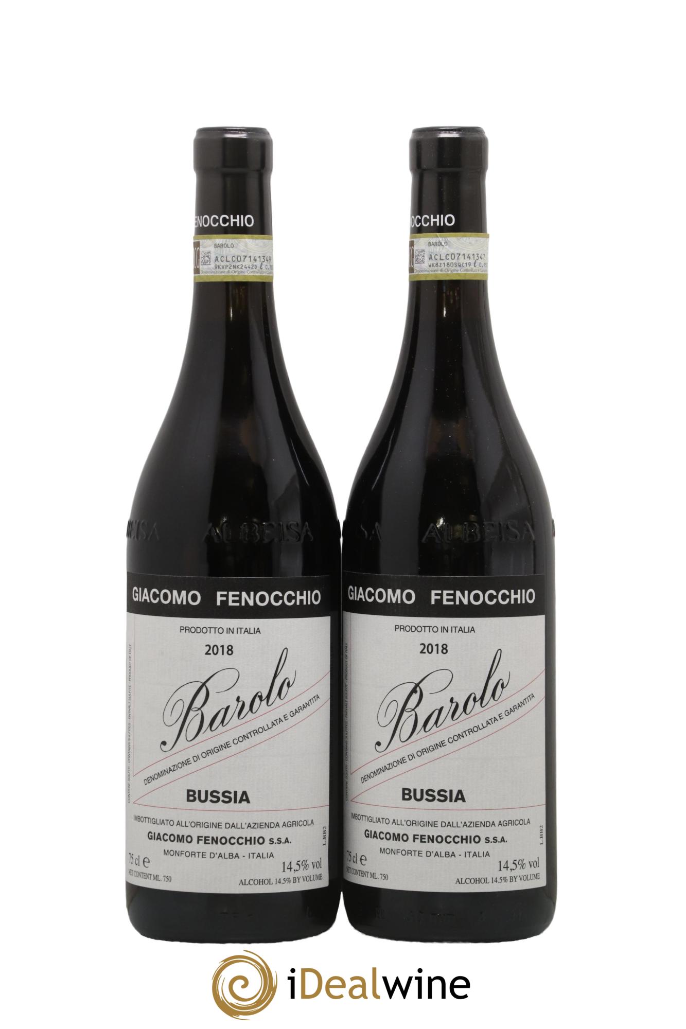 Barolo DOCG Bussia Giacomo Fenocchio 2018 - Lotto di 2 bottiglie - 0
