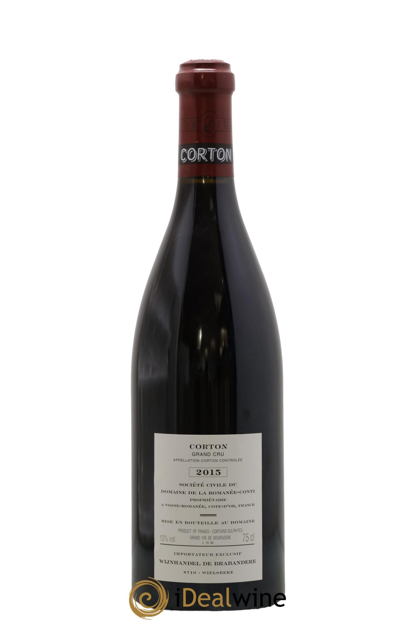 Corton Grand Cru Domaine de la Romanée-Conti 2015 - Posten von 1 Flasche - 1