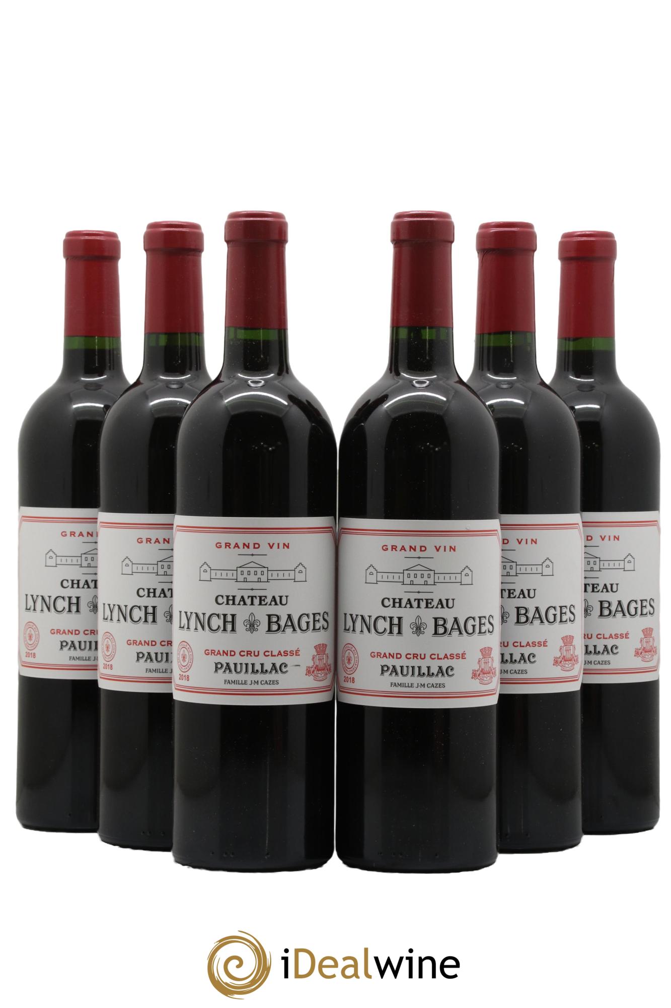 Château Lynch Bages 5ème Grand Cru Classé 2018 - Lot of 6 bottles - 0