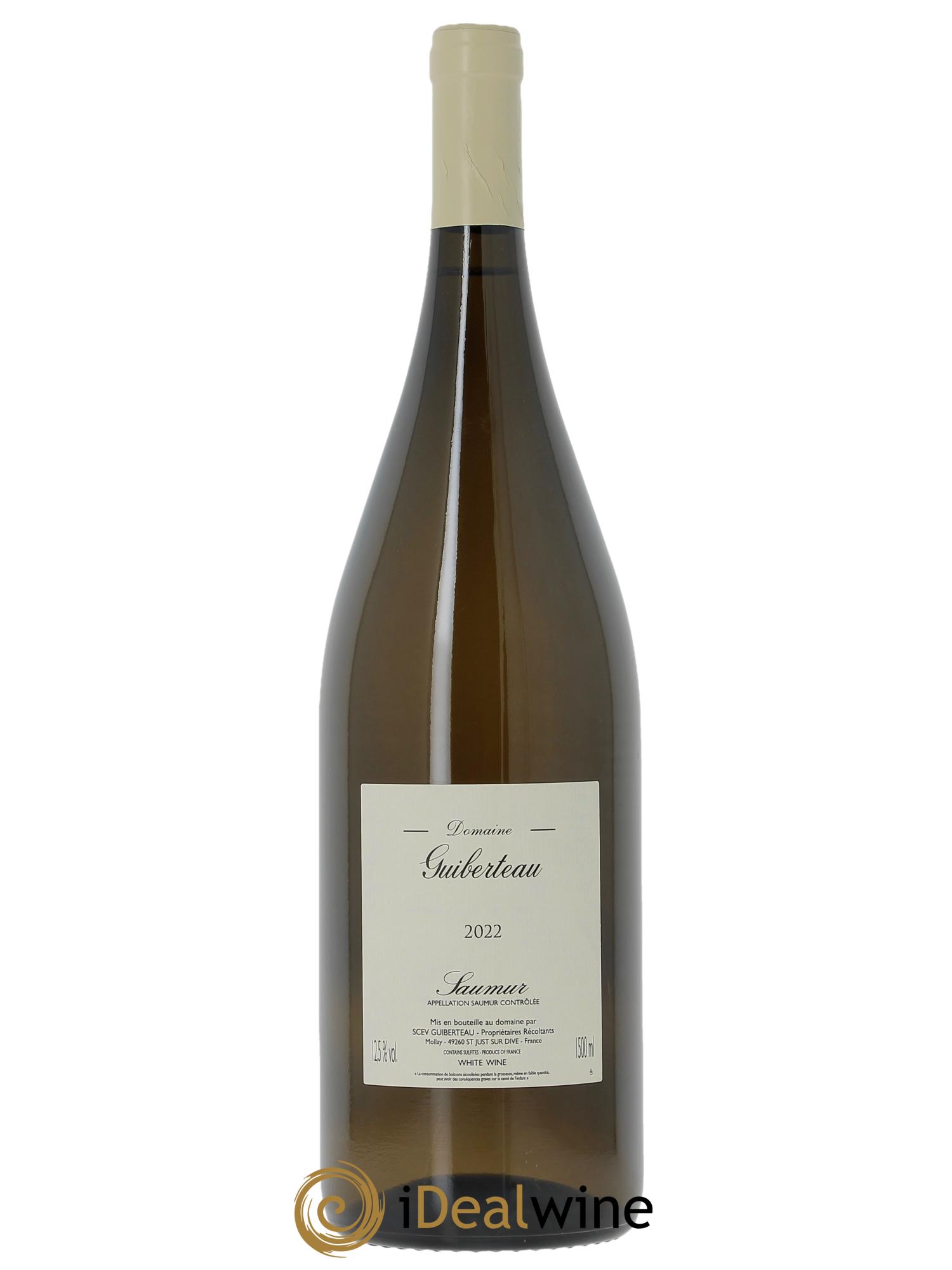 Saumur Domaine Guiberteau 2022 - Lot de 1 magnum - 0