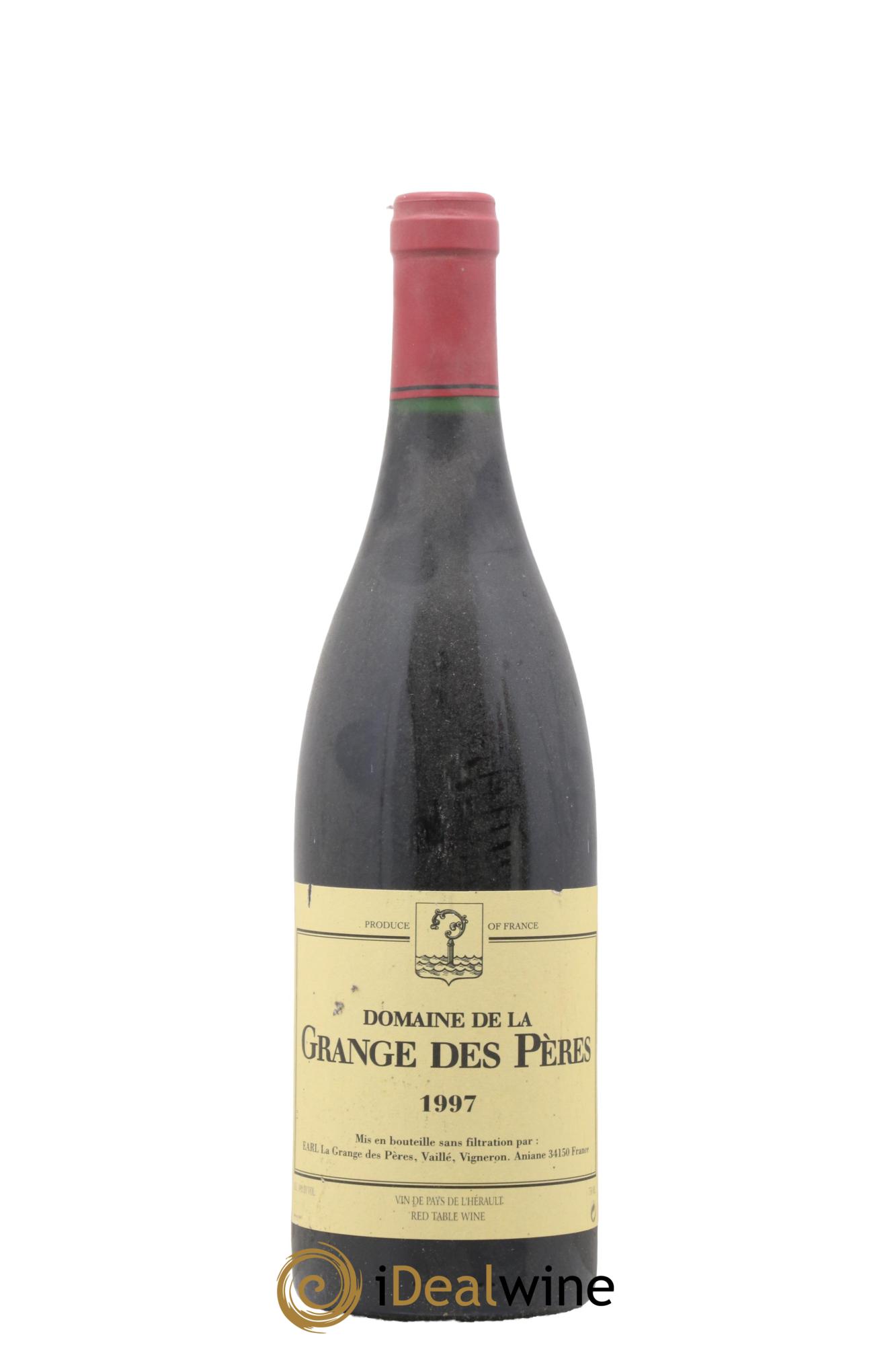 IGP Pays d'Hérault Grange des Pères Laurent Vaillé  1997 - Lot de 1 bouteille - 0