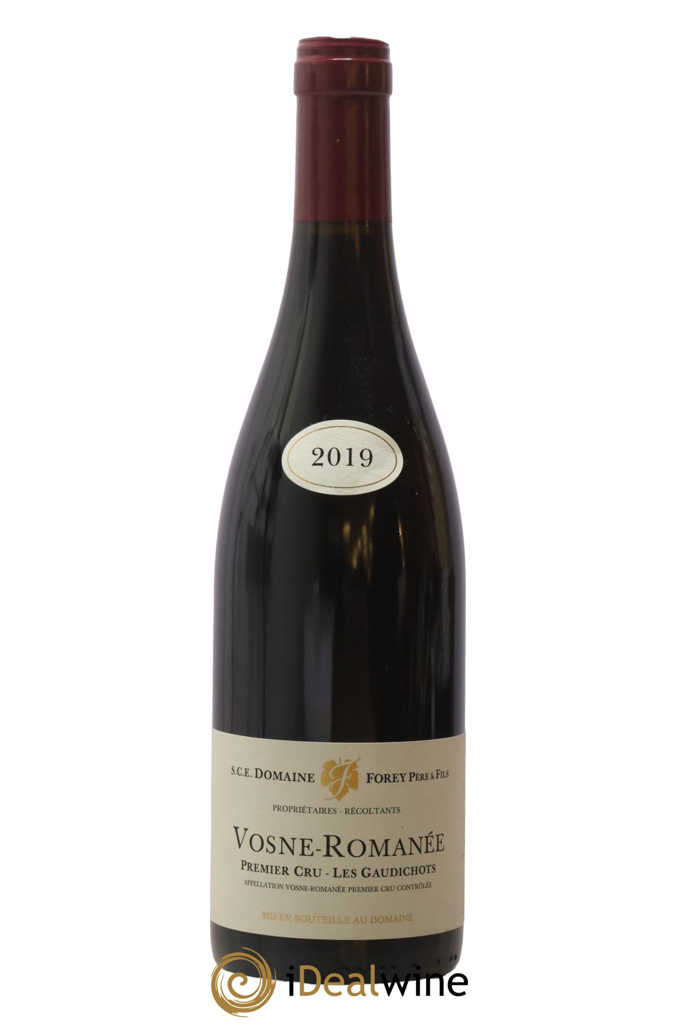 Vosne-Romanée 1er Cru Les Gaudichots Forey Père et Fils (Domaine) 2019 - Posten von 1 Flasche - 0