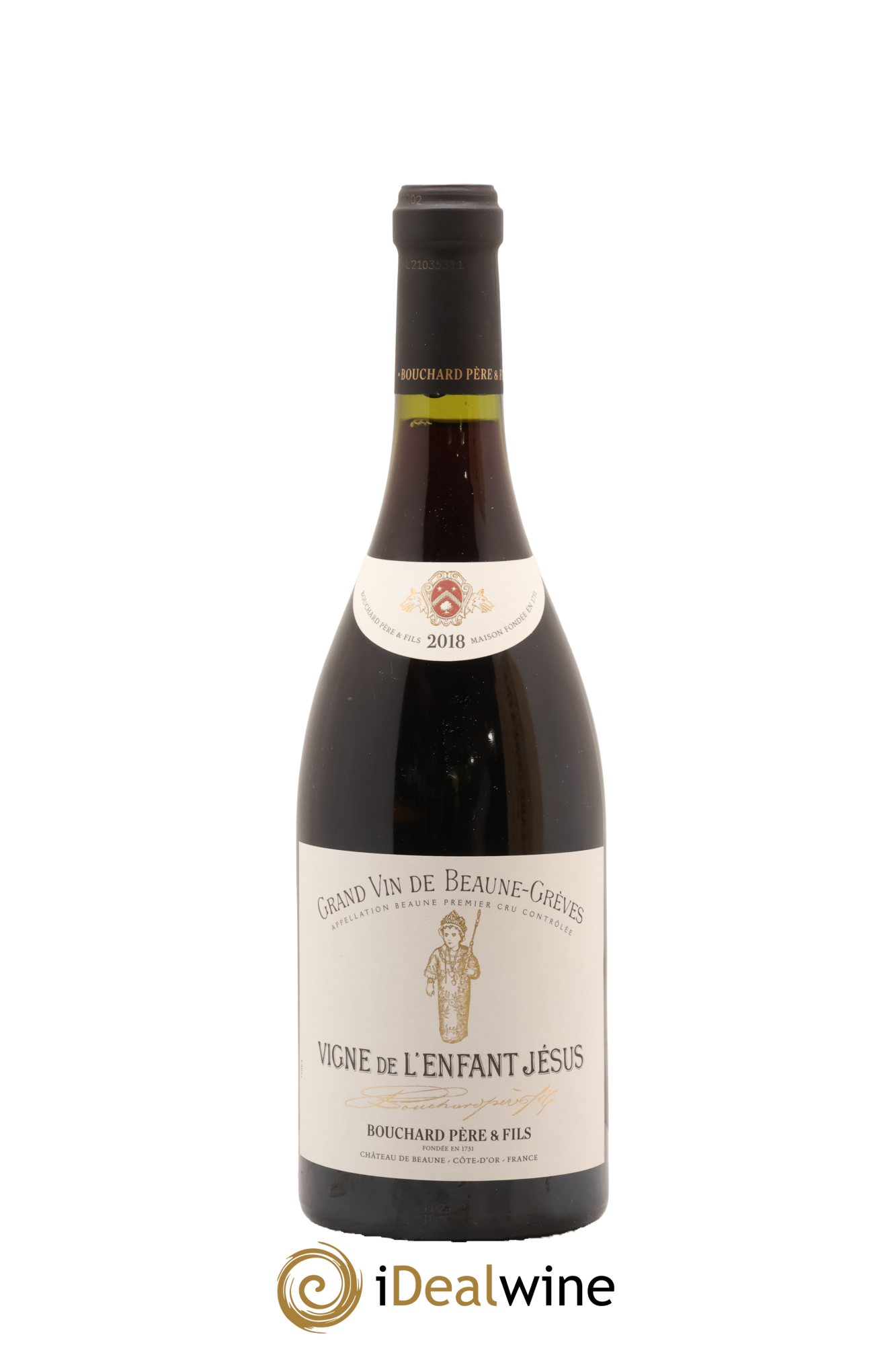 Beaune 1er Cru Grèves - Vigne de l'Enfant Jésus Bouchard Père & Fils 2018 - Lot de 1 bouteille - 1