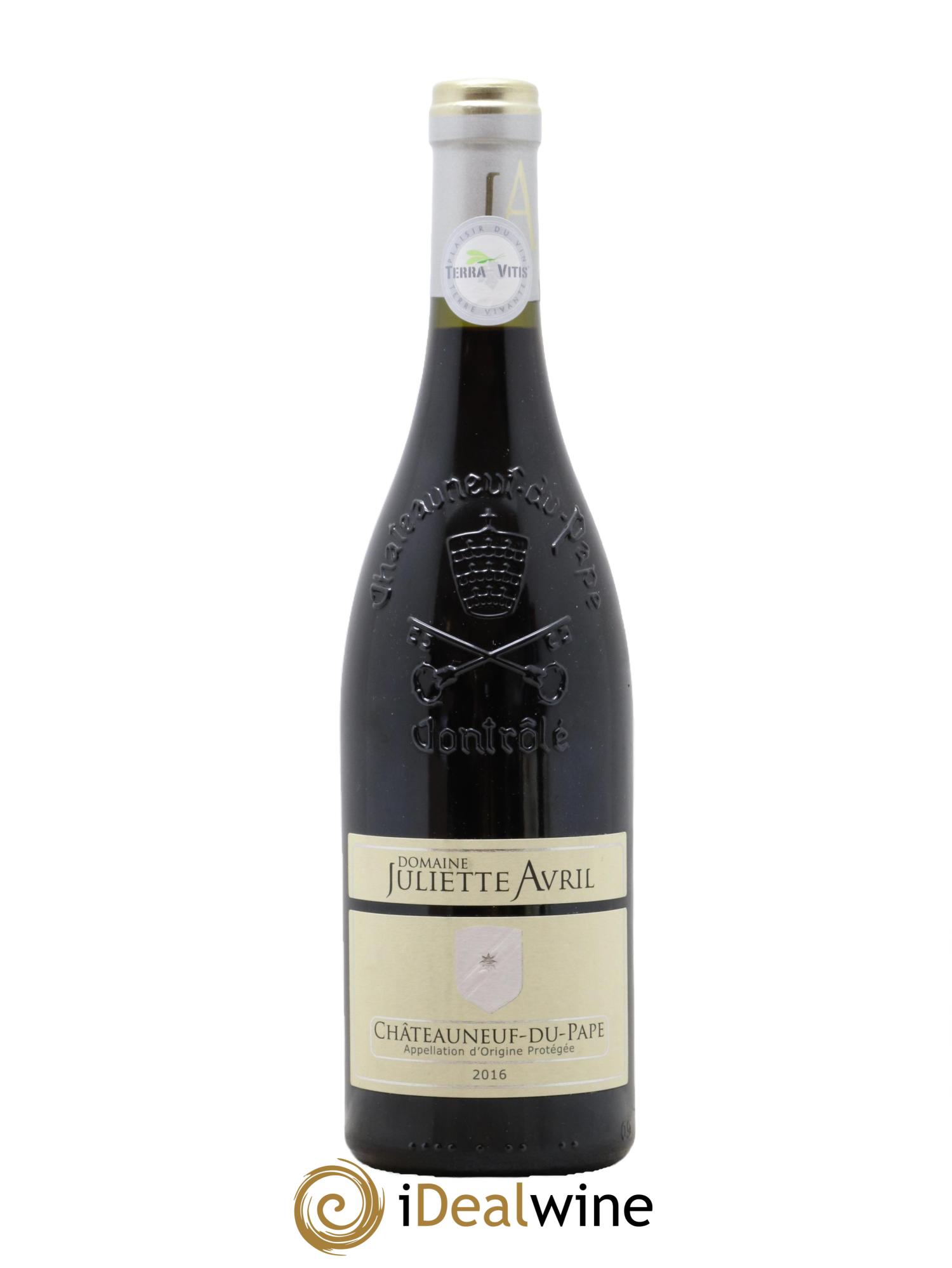 Châteauneuf-du-Pape Juliette Avril 2016 - Lot de 1 bouteille - 0