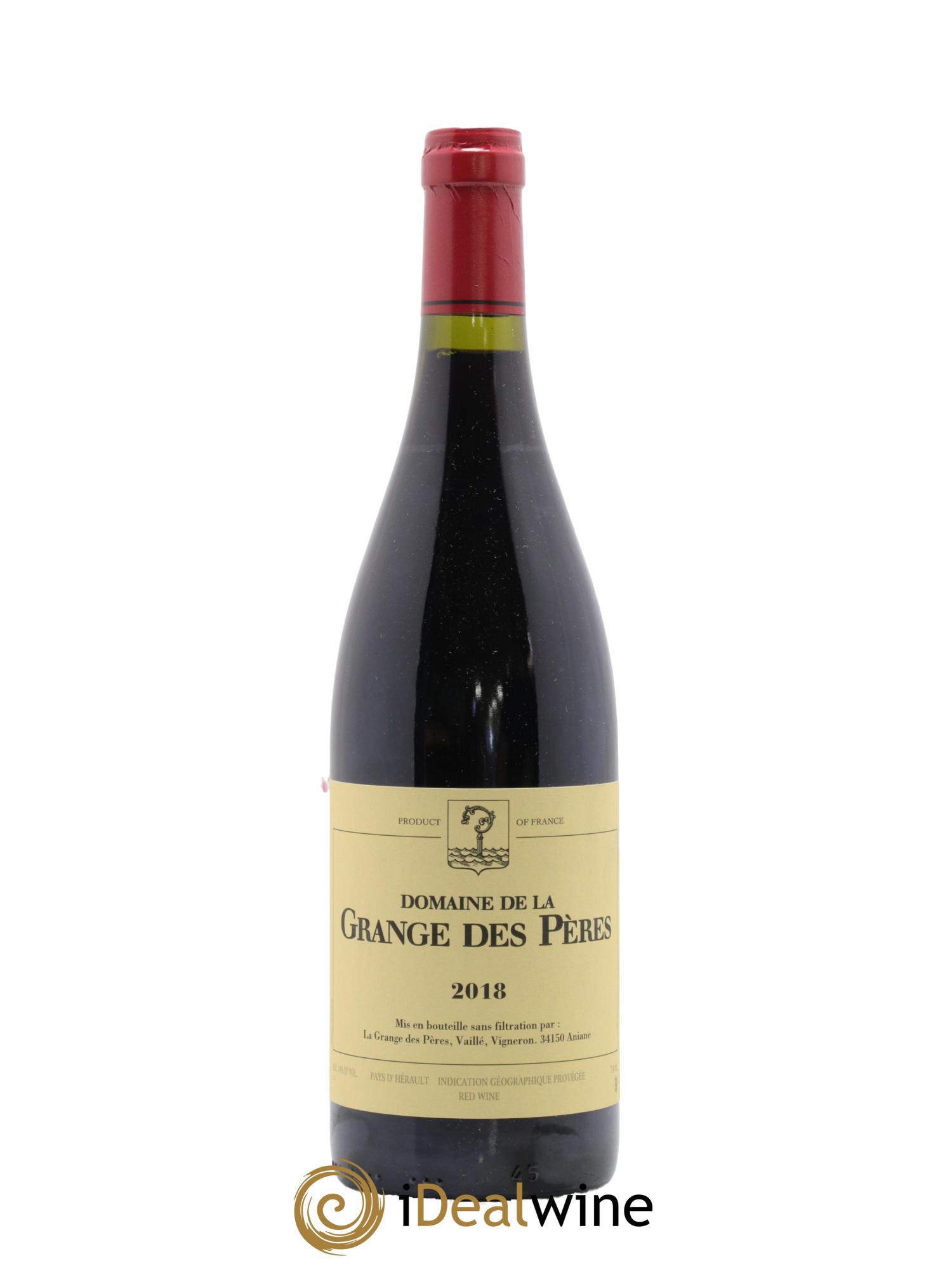 Pays d'Hérault Grange des Pères Laurent Vaillé 2018 - Lot de 1 bouteille - 0