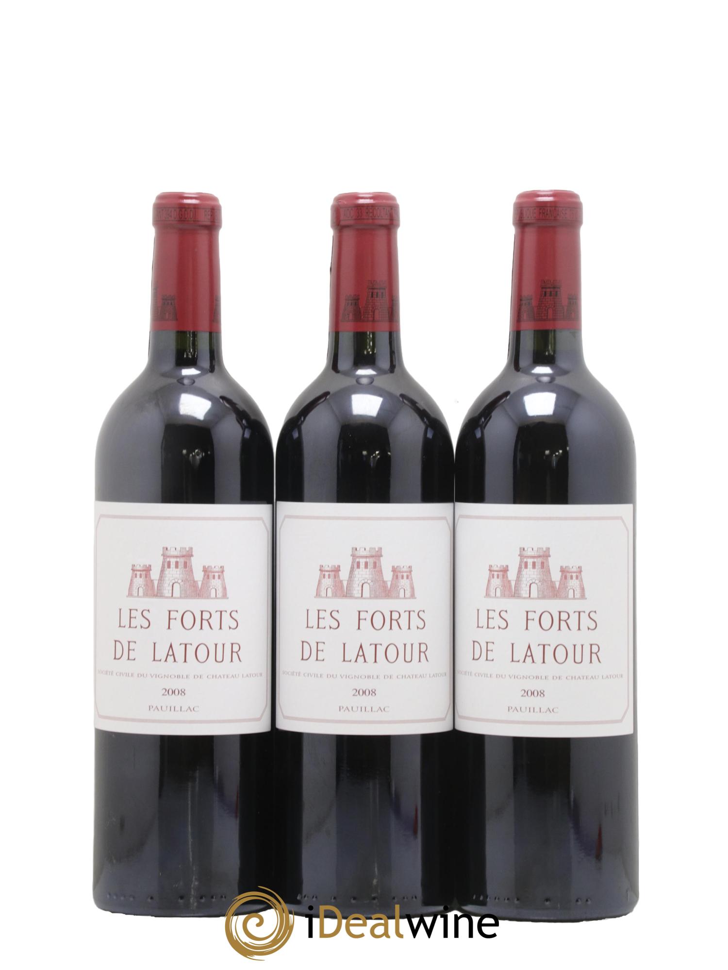 Les Forts de Latour Second Vin  2008 - Posten von 12 Flaschen - 1
