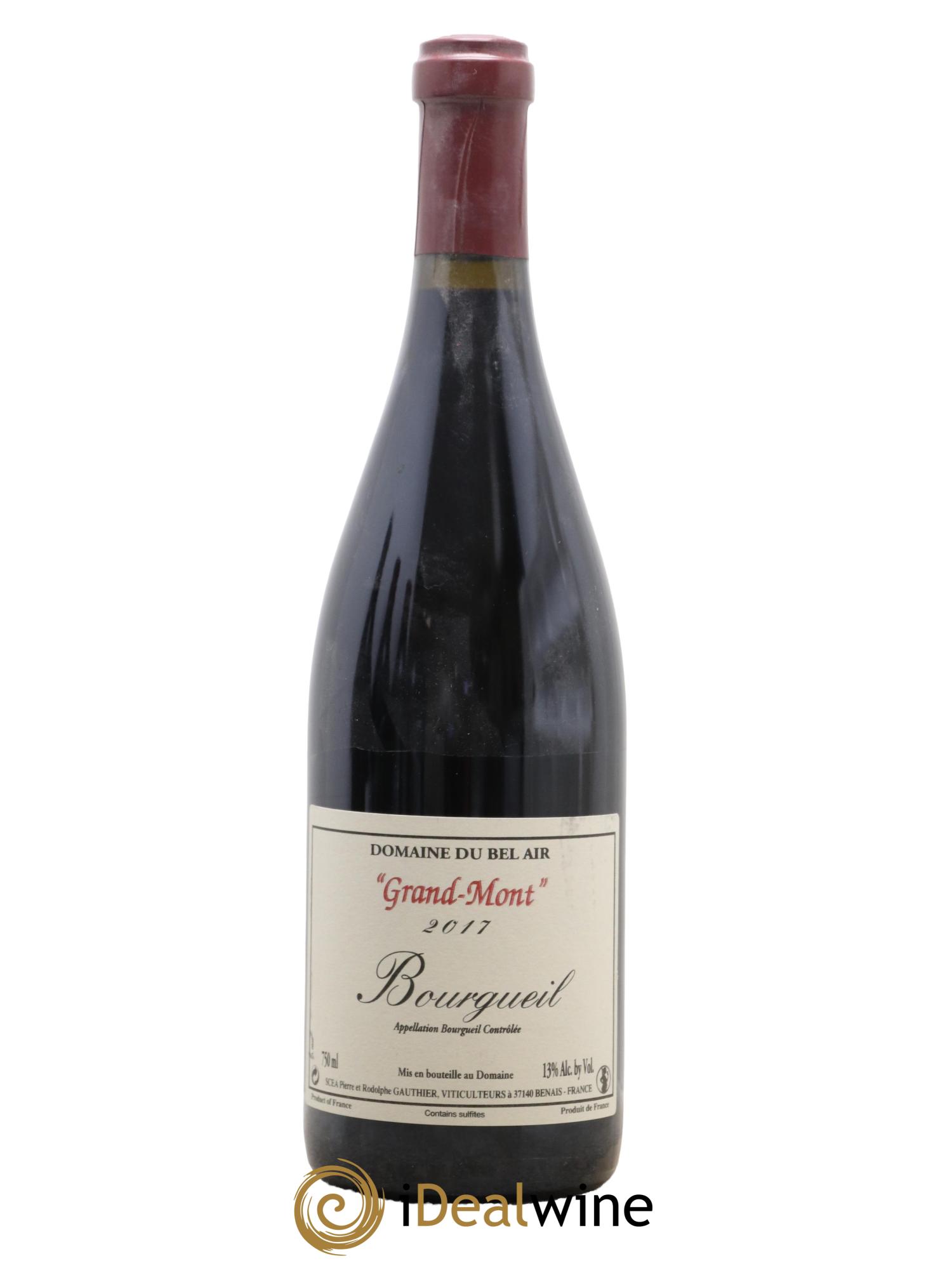 Bourgueil Grand Mont Domaine du Bel Air 2017 - Lot de 1 bouteille - 0