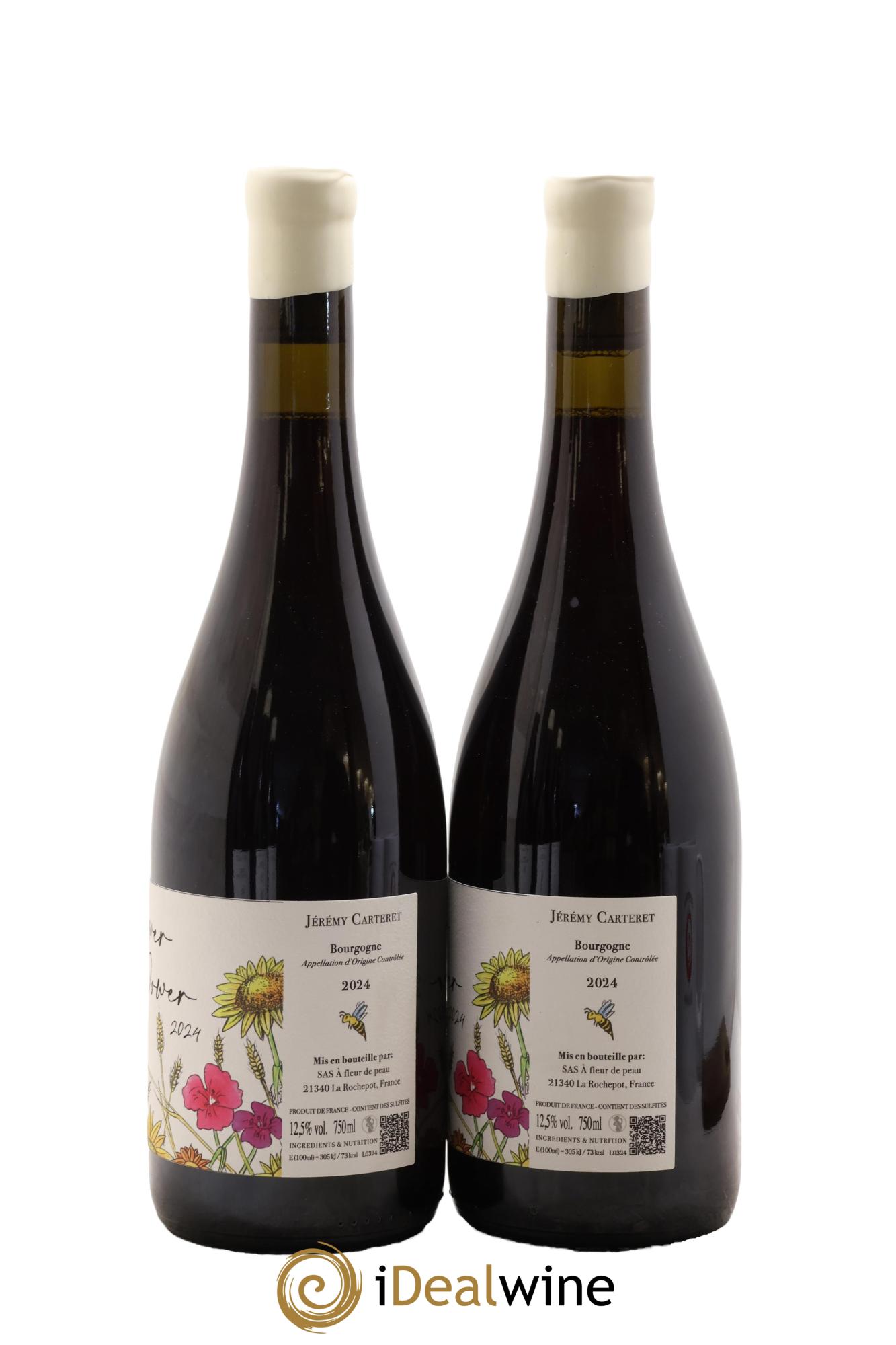 Bourgogne Flower Power Jérémy Carteret 2024 - Lot of 2 bottles - 1