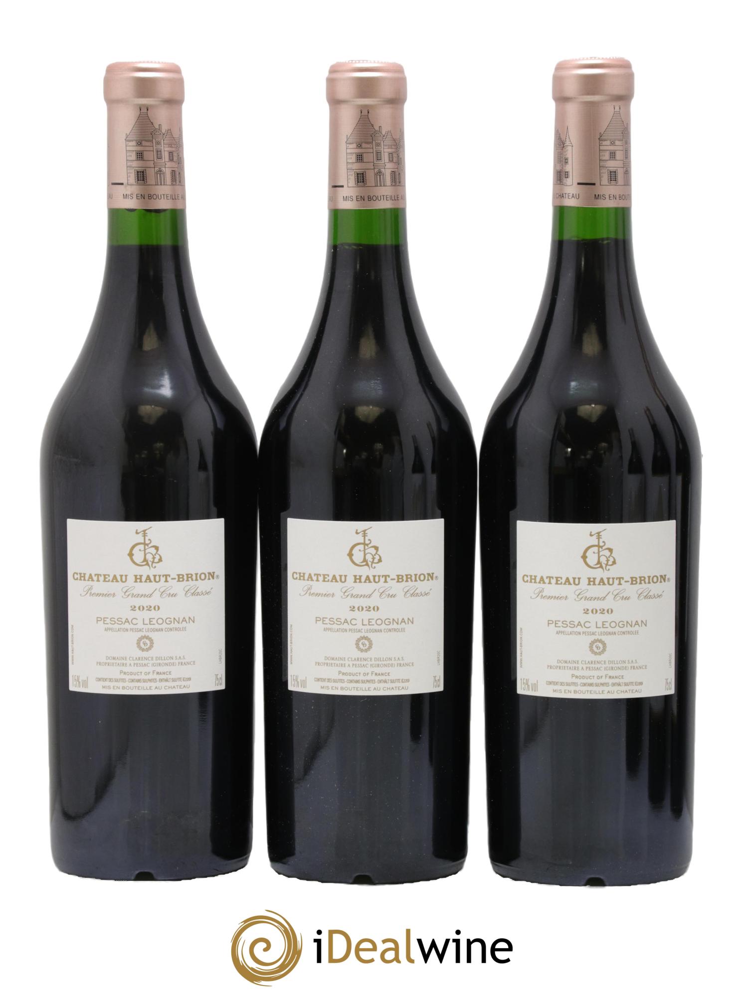 Château Haut Brion 1er Grand Cru Classé 2020 - Lot of 6 bottles - 2
