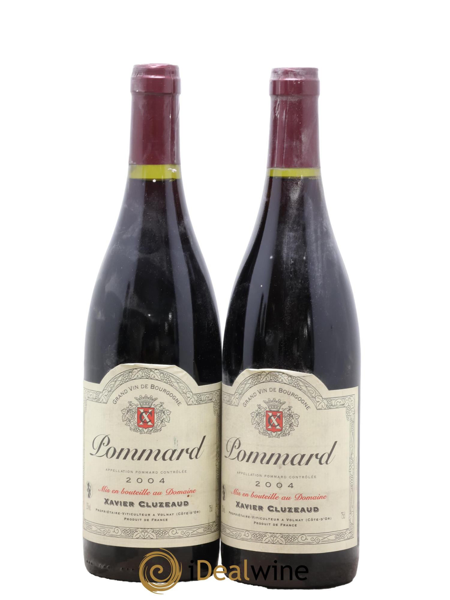 Pommard Xavier Cluzeaud 2004 - Lotto di 2 bottiglie - 0