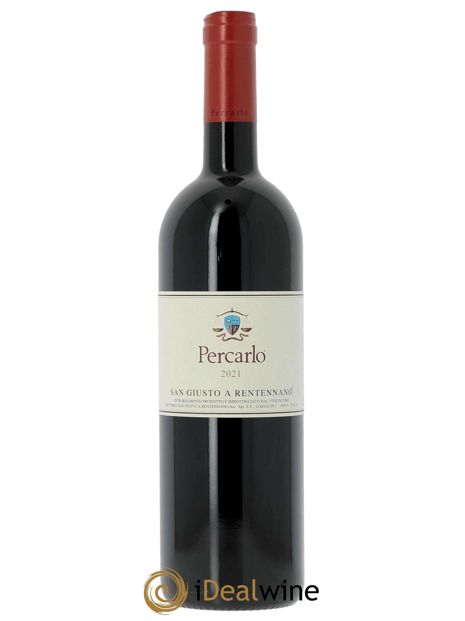 Toscana IGT San Giusto a Rentennano Percarlo Famille Martini di Cigala  2021 - Posten von 1 Flasche - 0