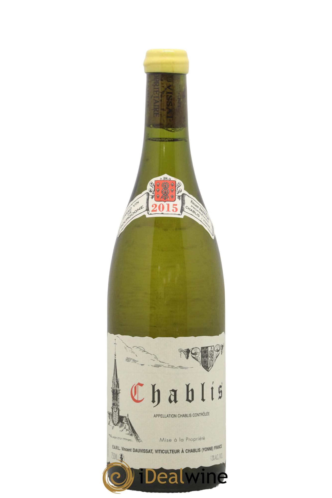 Chablis Vincent Dauvissat (Domaine) 2015 - Lot de 1 bouteille - 0
